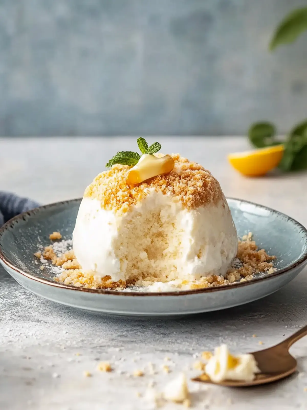 Delicious Turkish Semolina Halva with Ice Cream in 30 Minutes 2 Turkish Semolina Halva with Ice Cream