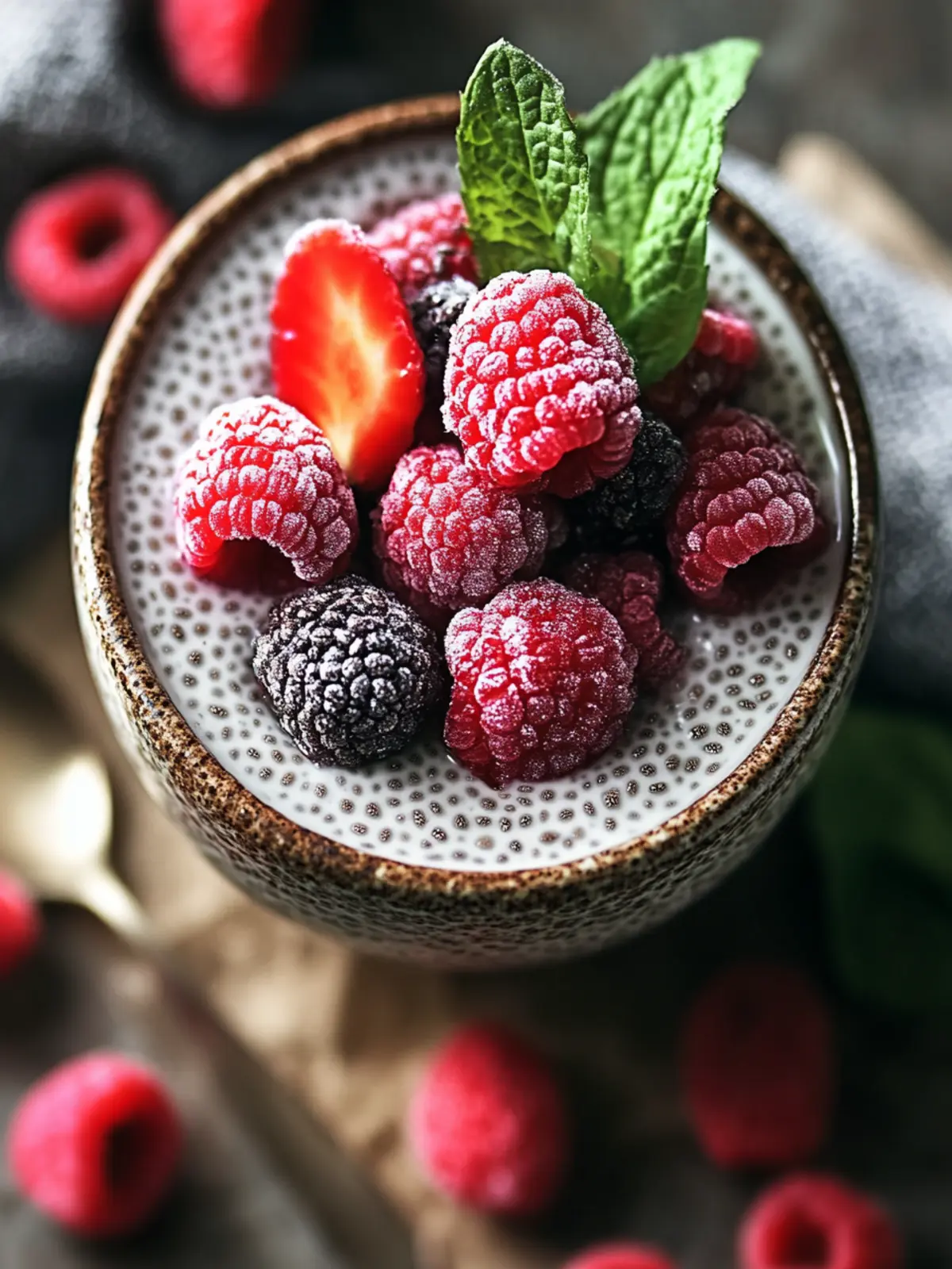 Dreamy Chia Seed Pudding with Coconut and Fresh Berries 4 Chia Seed Pudding