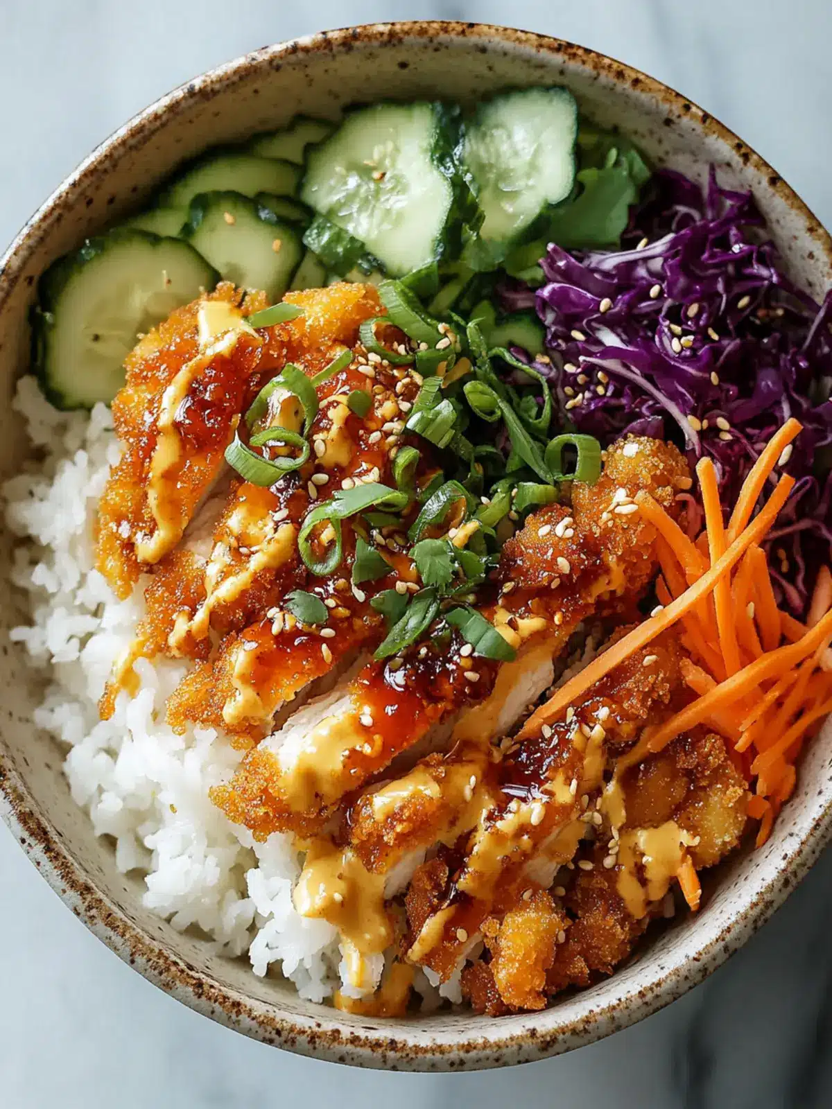Crispy Bang Bang Chicken Bowl: Flavor-Packed Dinner Delight 4 Crispy Bang Bang Chicken Bowl