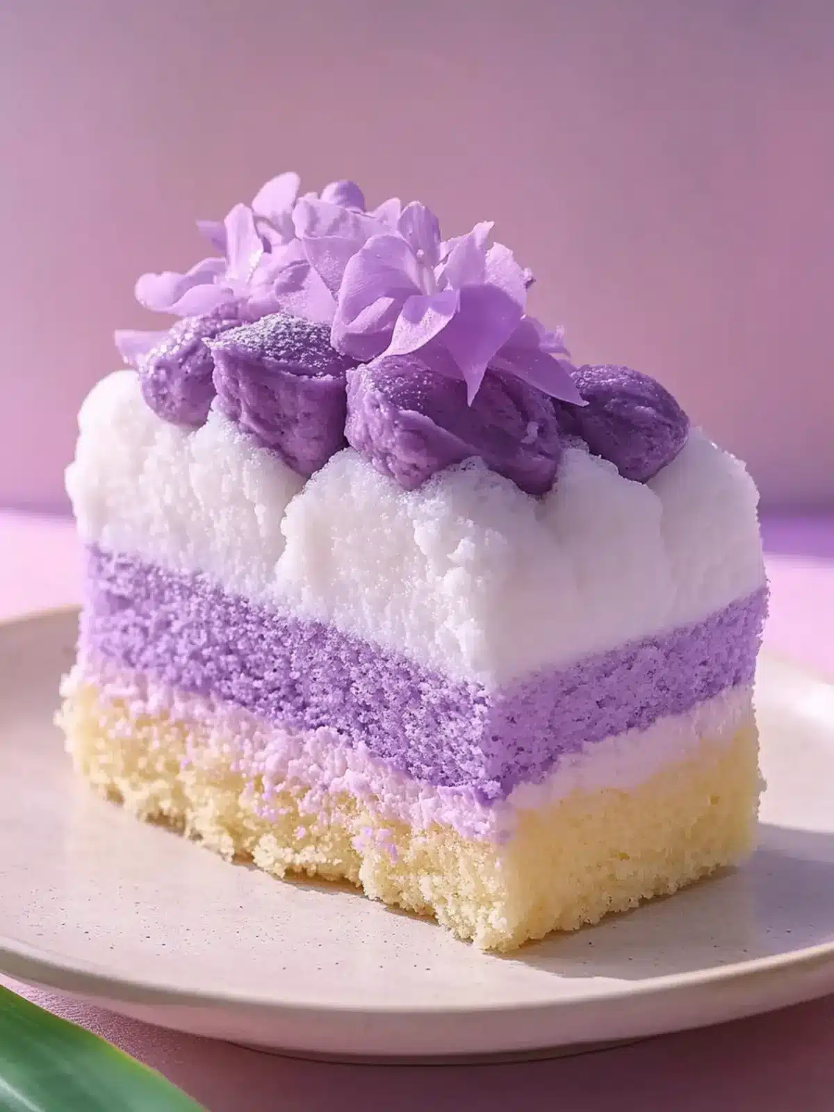 Taro Ube Cloud Cake: A Light Dessert Everyone Will Love 2 Taro Ube Cloud Cake: Delightfully Light Dessert for Everyone