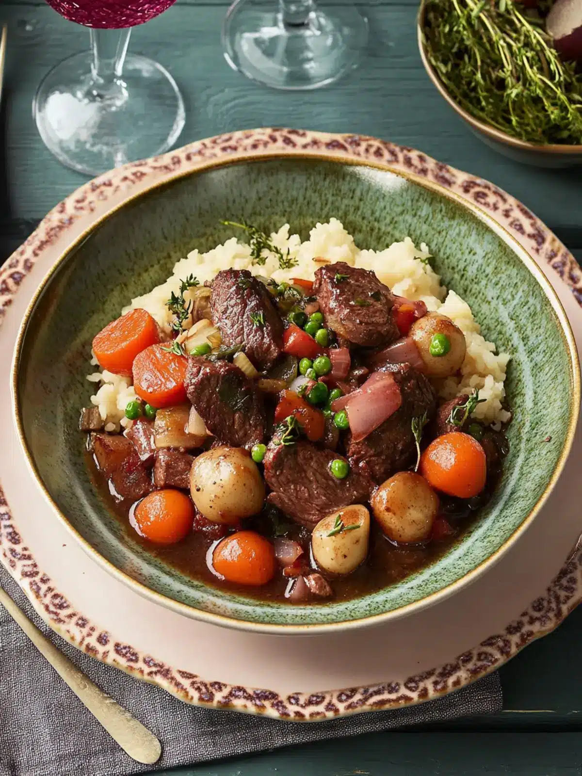 Savory Comfort: Hearty Gluten-Free Beef Burgundy Delight 4 Beef Burgundy