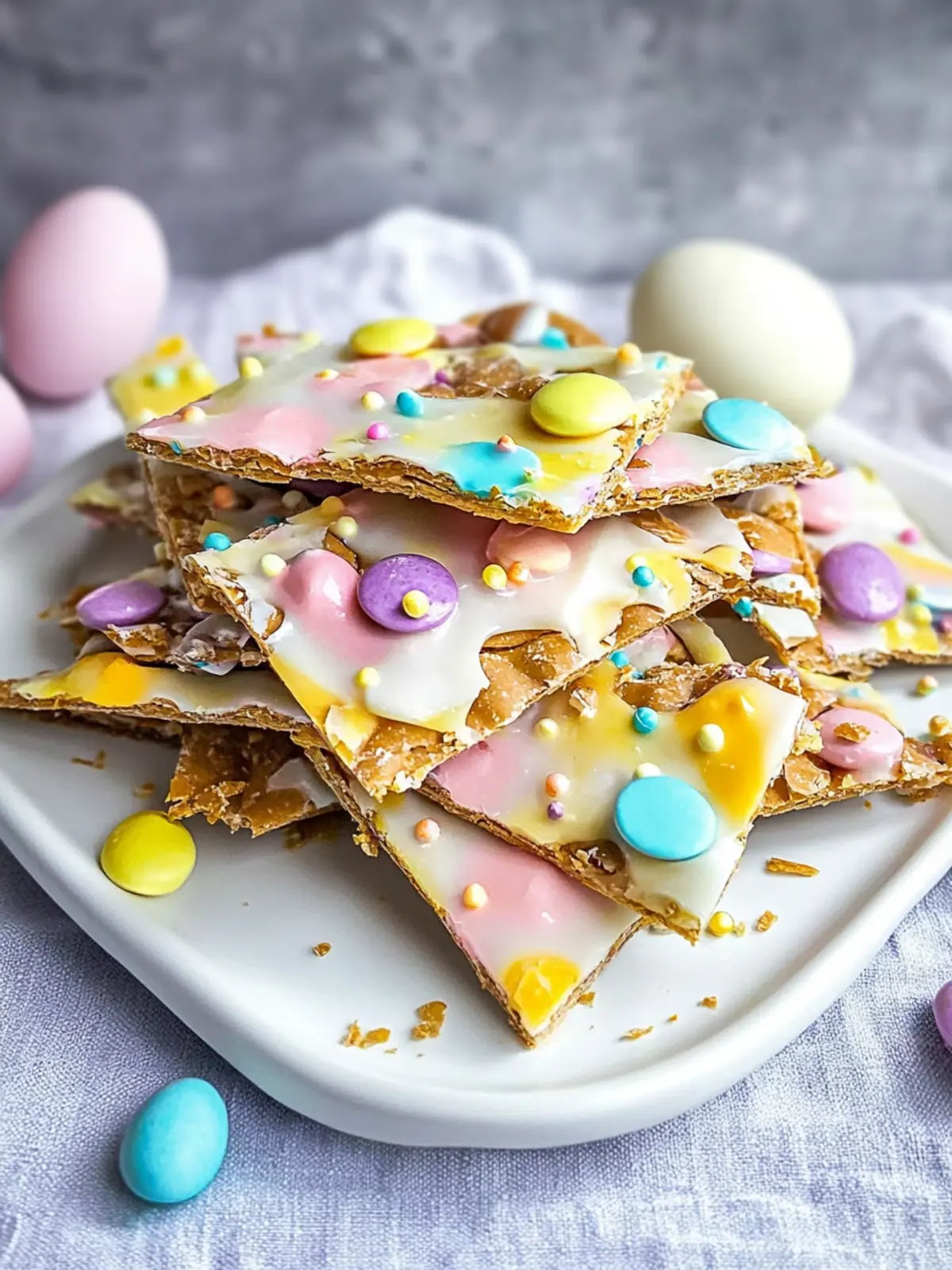 Delicious Easter Cracker Bark - Your Sweet Spring Treat! 4 Easter Cracker Bark