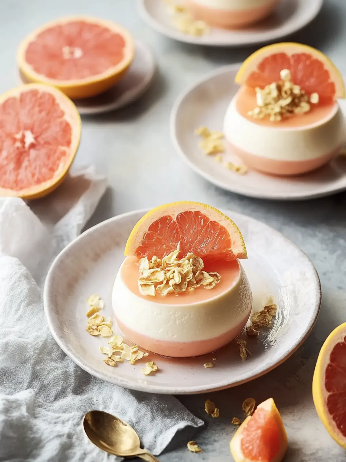 Zesty Grapefruit Panna Cotta for a Refreshing Dessert Delight 2 Grapefruit Panna Cotta