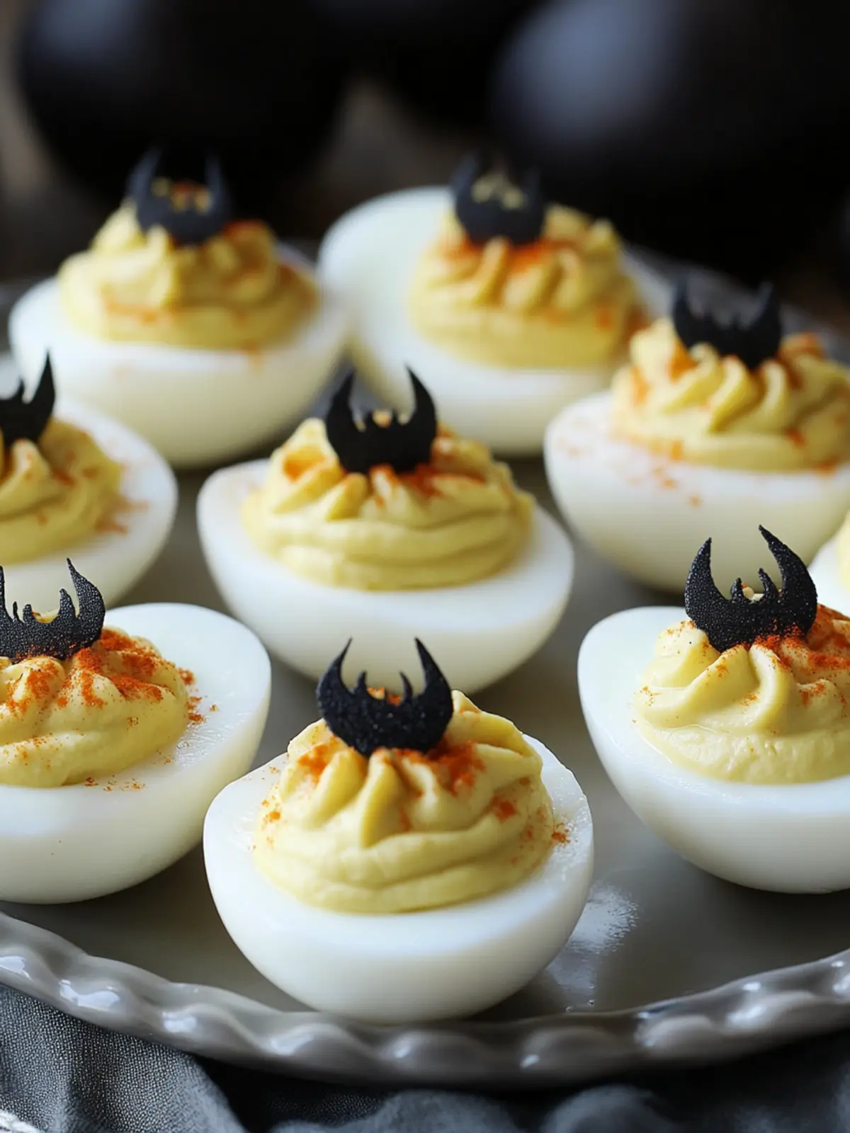 Spooky Deviled Eggs to Haunt Your Halloween Party 3 Spooky Deviled Eggs