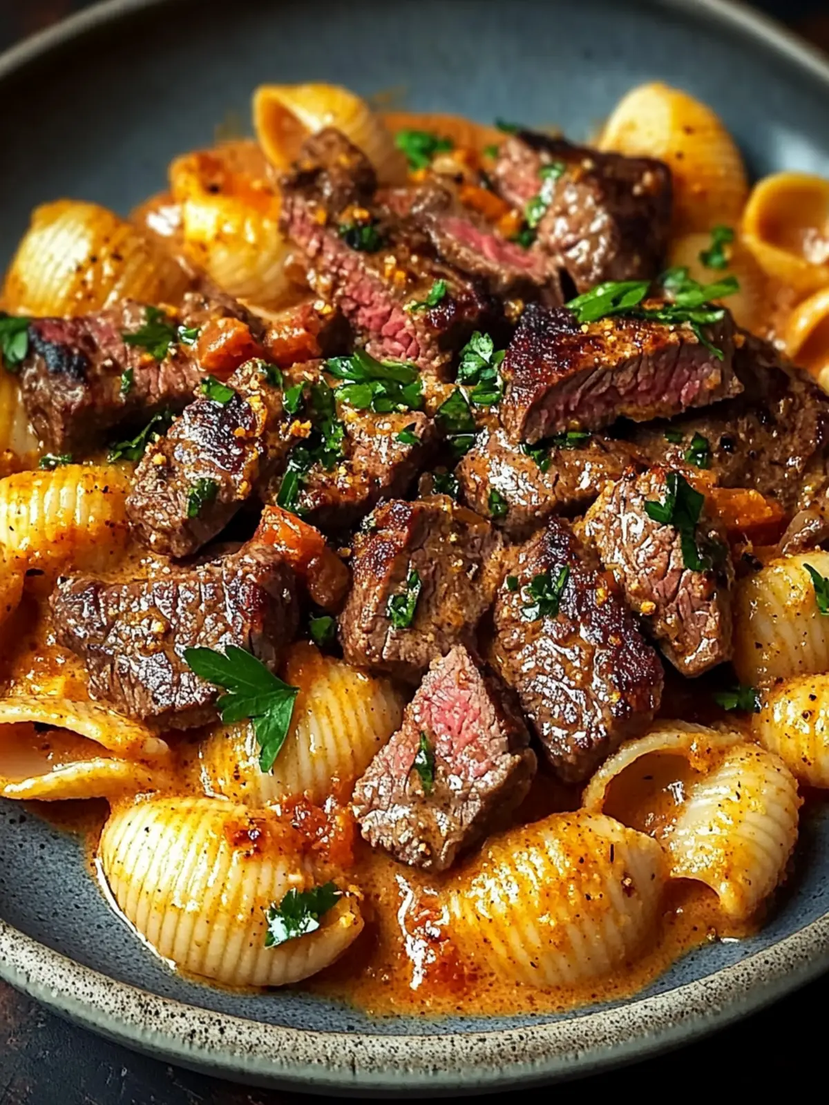Creamy Paprika Steak Shells: Quick Comfort in Every Bite 2 Creamy Paprika Steak Shells