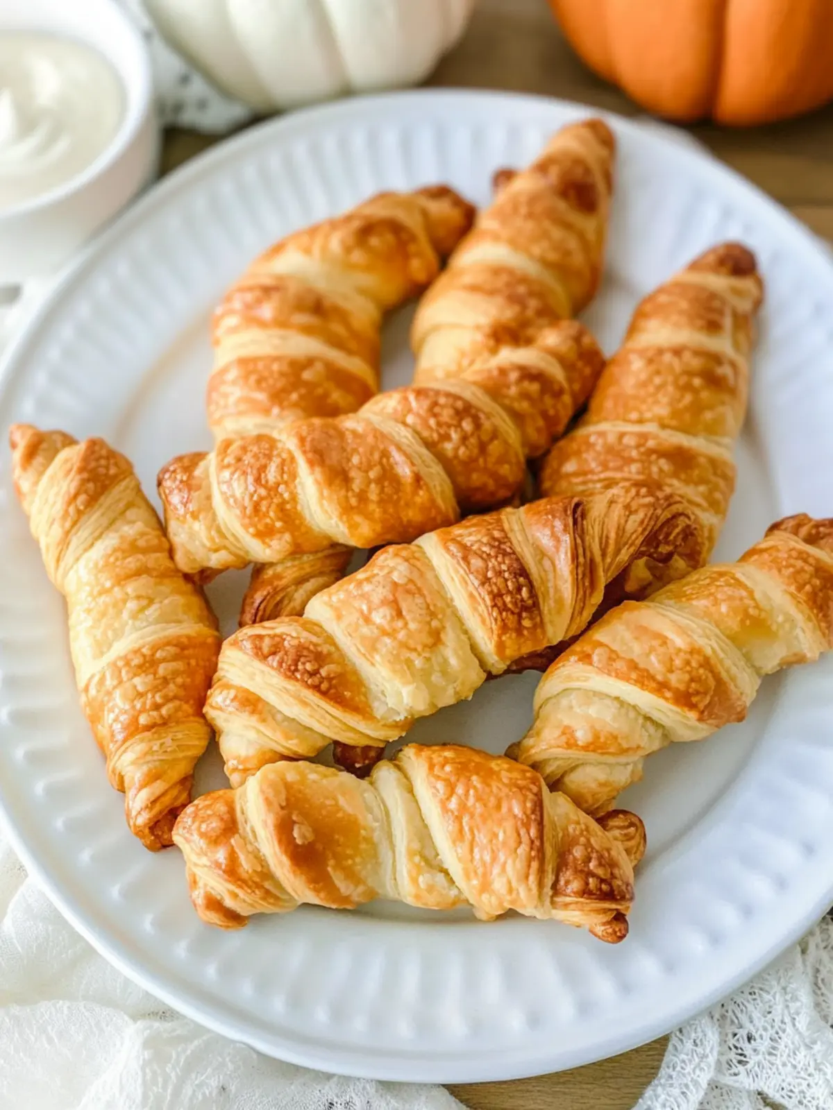 Delicious Pumpkin Crescent Roll Twists for Cozy Fall Snacking 3 Pumpkin Crescent Roll Twists
