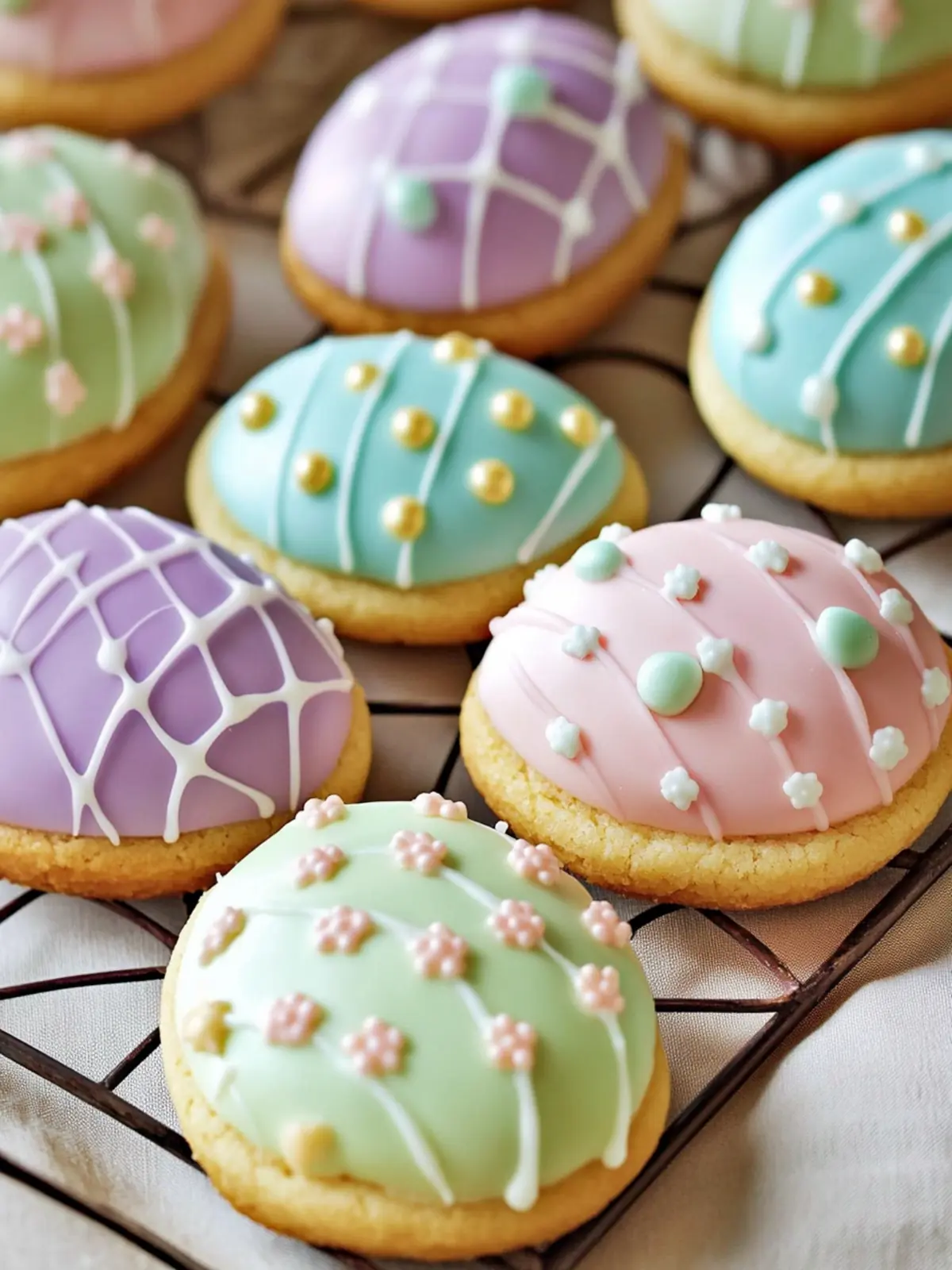 Fondant-Covered Easter Egg Cookies That Wow Every Bunny 3 Fondant-Covered Easter Egg Cookies
