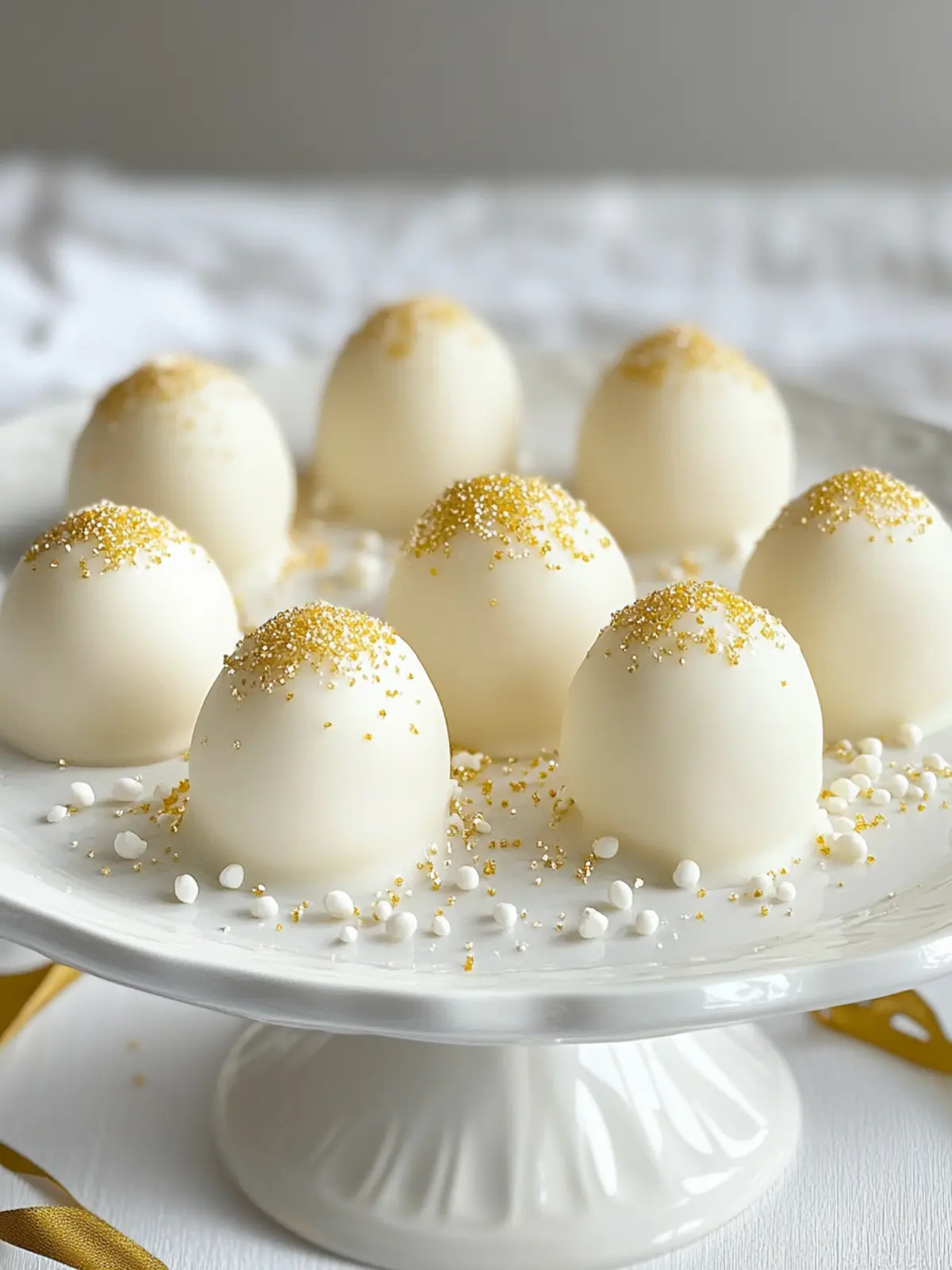 Delicious White Chocolate Sparkle Cake Bites for Your Next Party 4 White Chocolate Sparkle Cake Bites