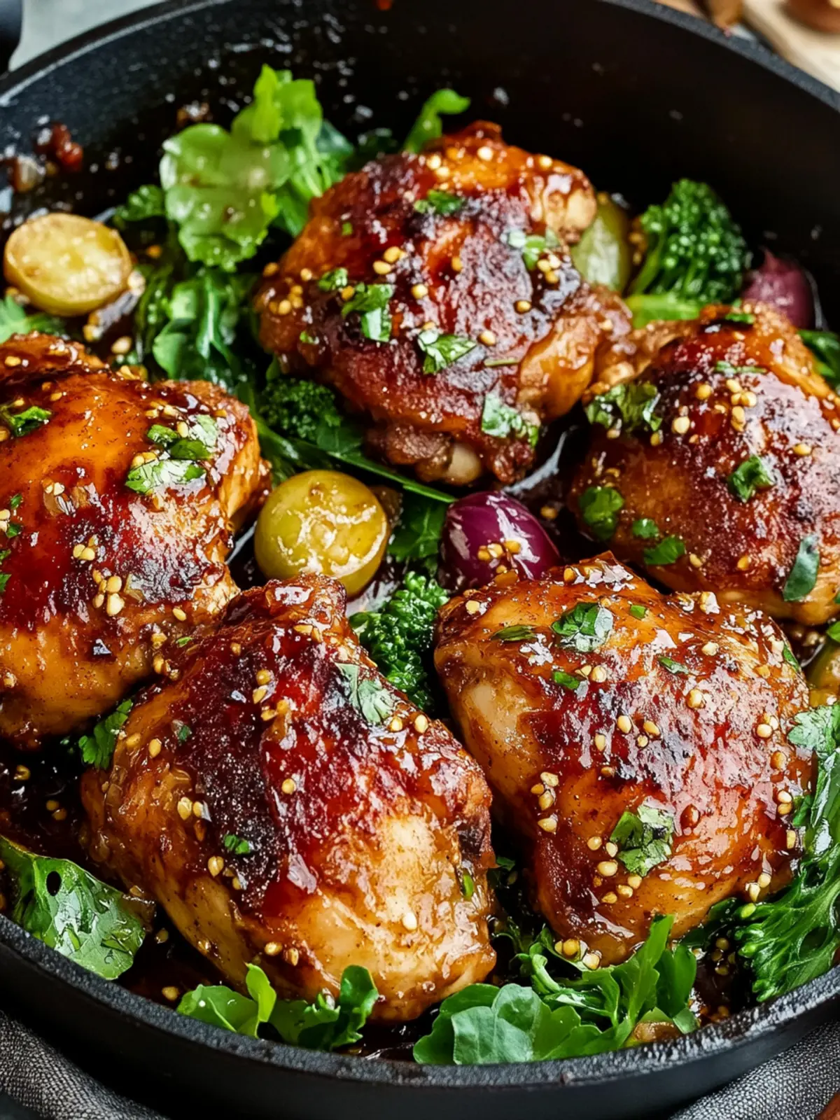 Savor Sweet and Spicy Hot Honey Garlic Skillet Chicken 2 Hot Honey Garlic Skillet Chicken
