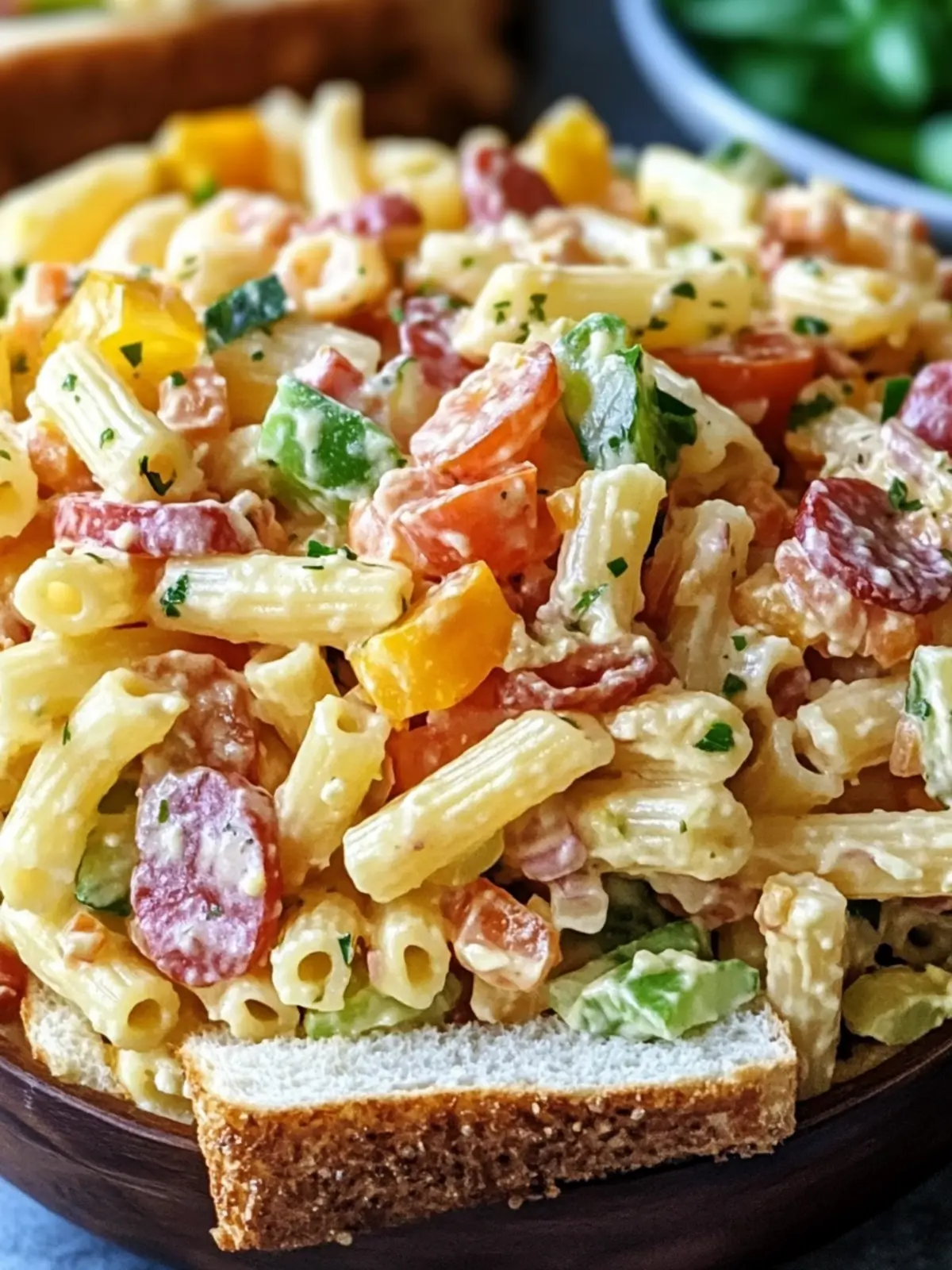 Creamy Club Sandwich Pasta Salad: Your Summer Showstopper 3 Club Sandwich Pasta Salad