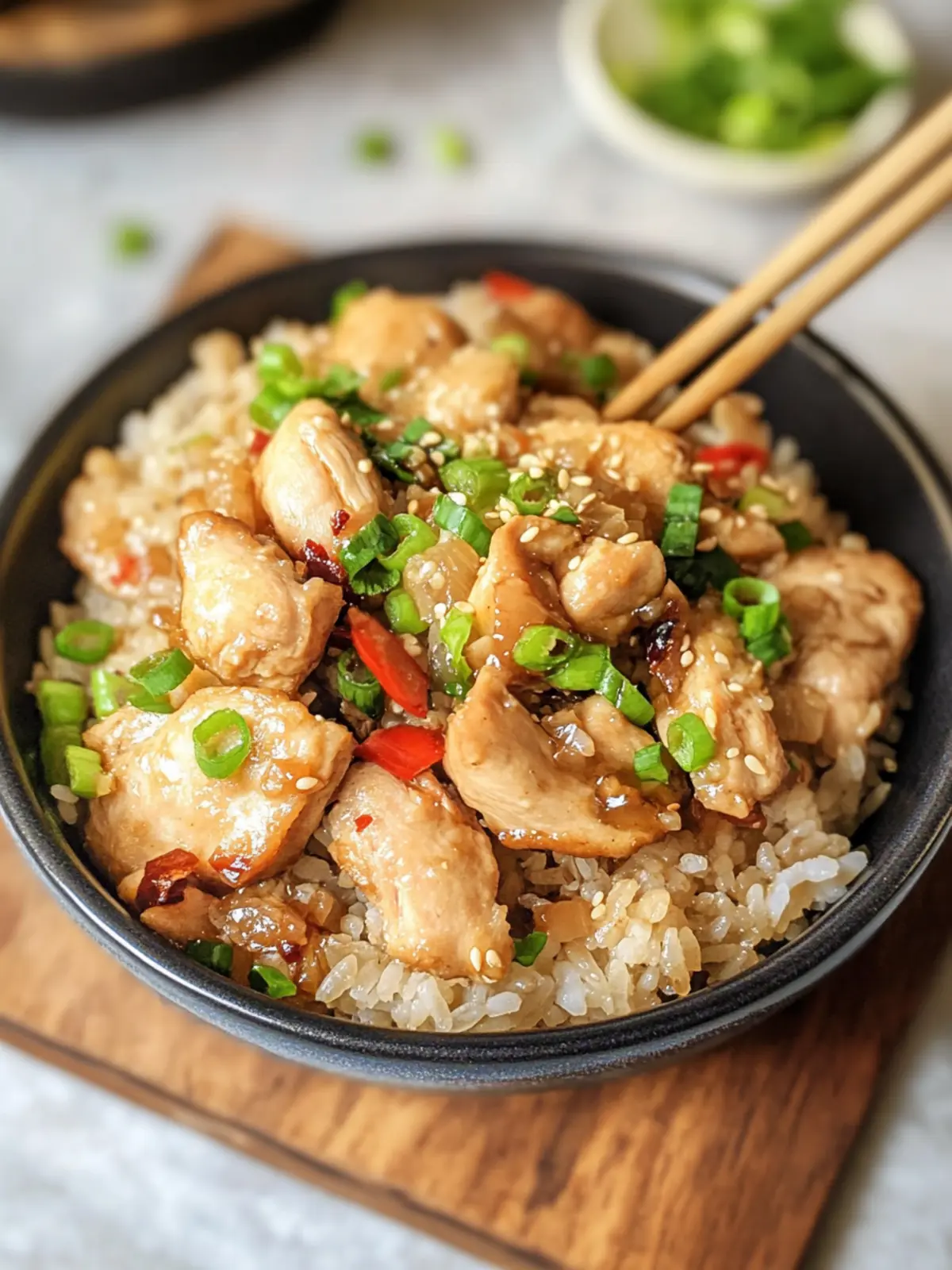 Savory Taiwanese Sesame Oil Rice Chicken in a Rice Cooker 3 Taiwanese Sesame Oil Rice Chicken (Rice Cooker Recipe)