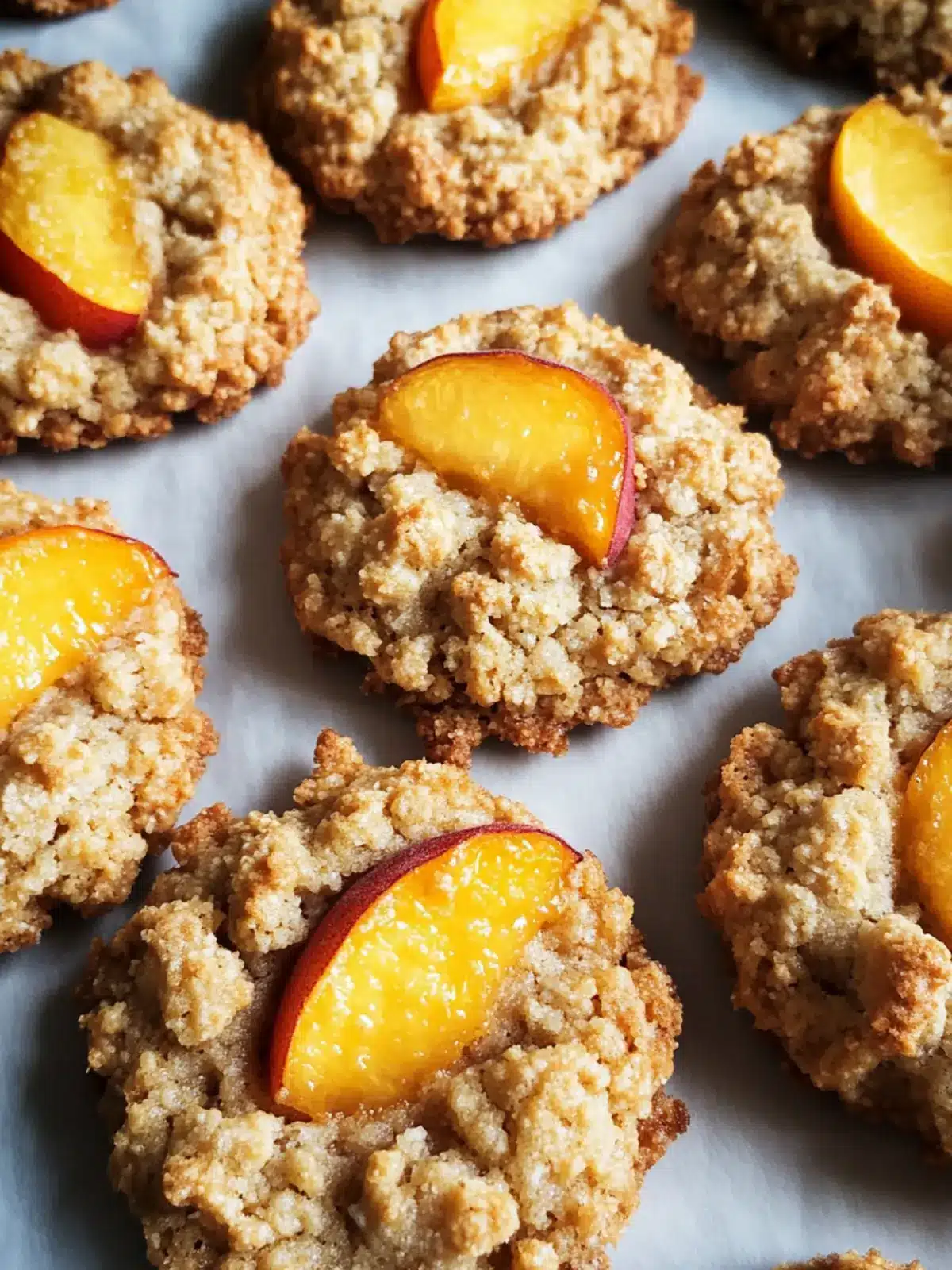Brown Butter Peach Crumble Cookies for Cozy Summer Evenings 3 Brown Butter Peach Crumble Cookies