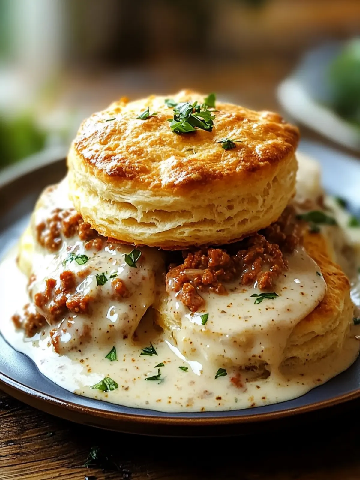 Irresistible Biscuits and Chorizo Gravy for Comforting Mornings 2 Biscuits and Chorizo Gravy