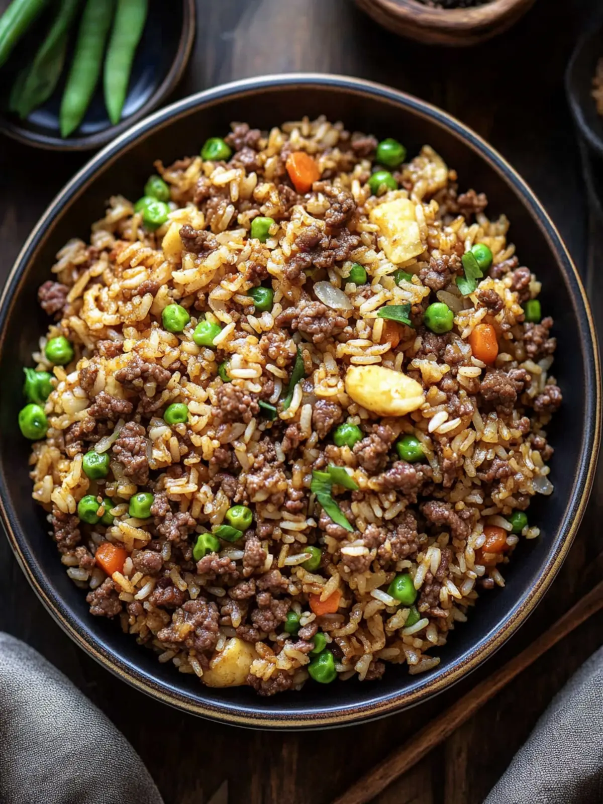 Savor Quick Easy Ground Beef Fried Rice in Just 15 Minutes 2 Easy Ground Beef Fried Rice