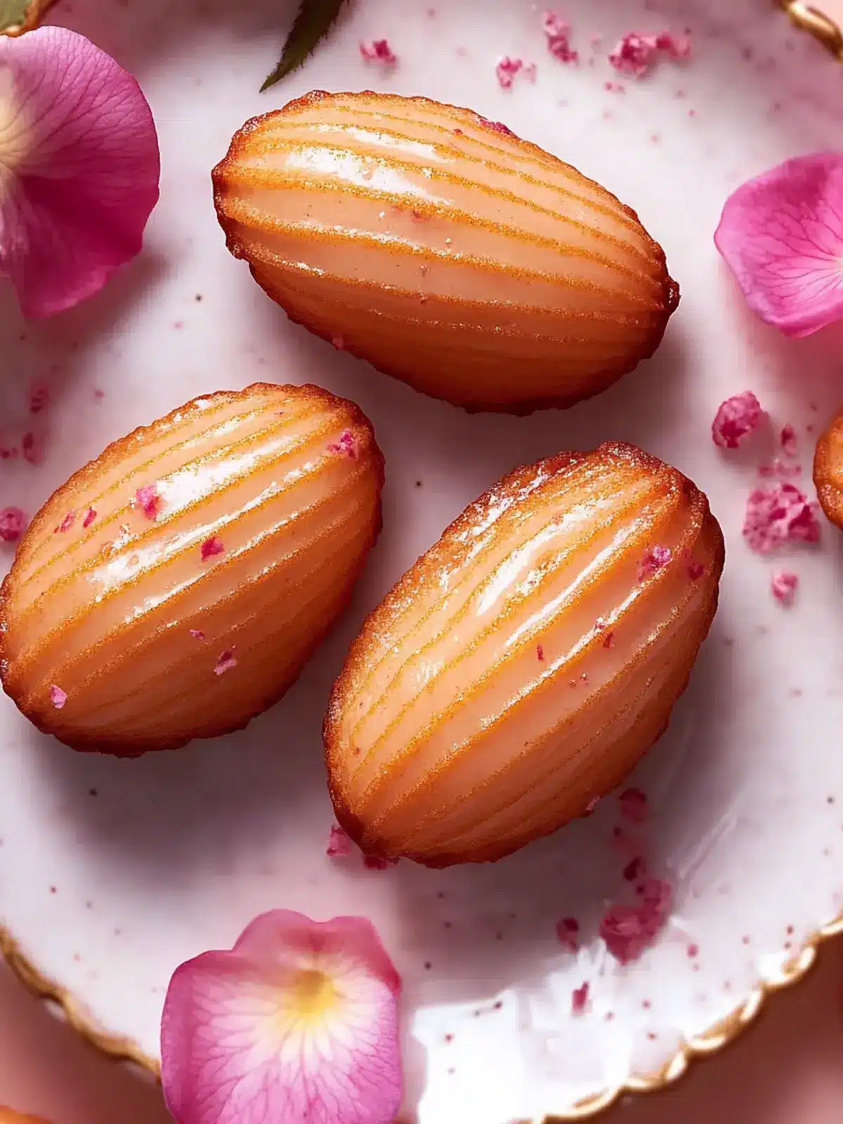 Delightful Rose Madeleines: A Floral Twist on a Classic Treat 3 Rose Madeleines