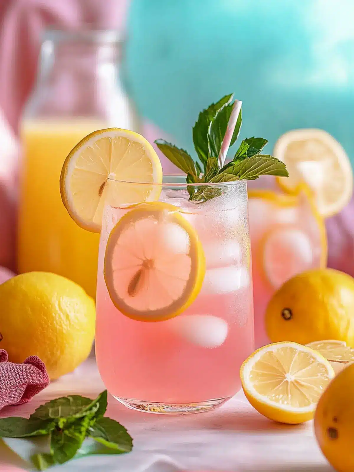 Delicious Pink Lemonade with a Cranberry Twist for Summer Fun 4 Pink Lemonade