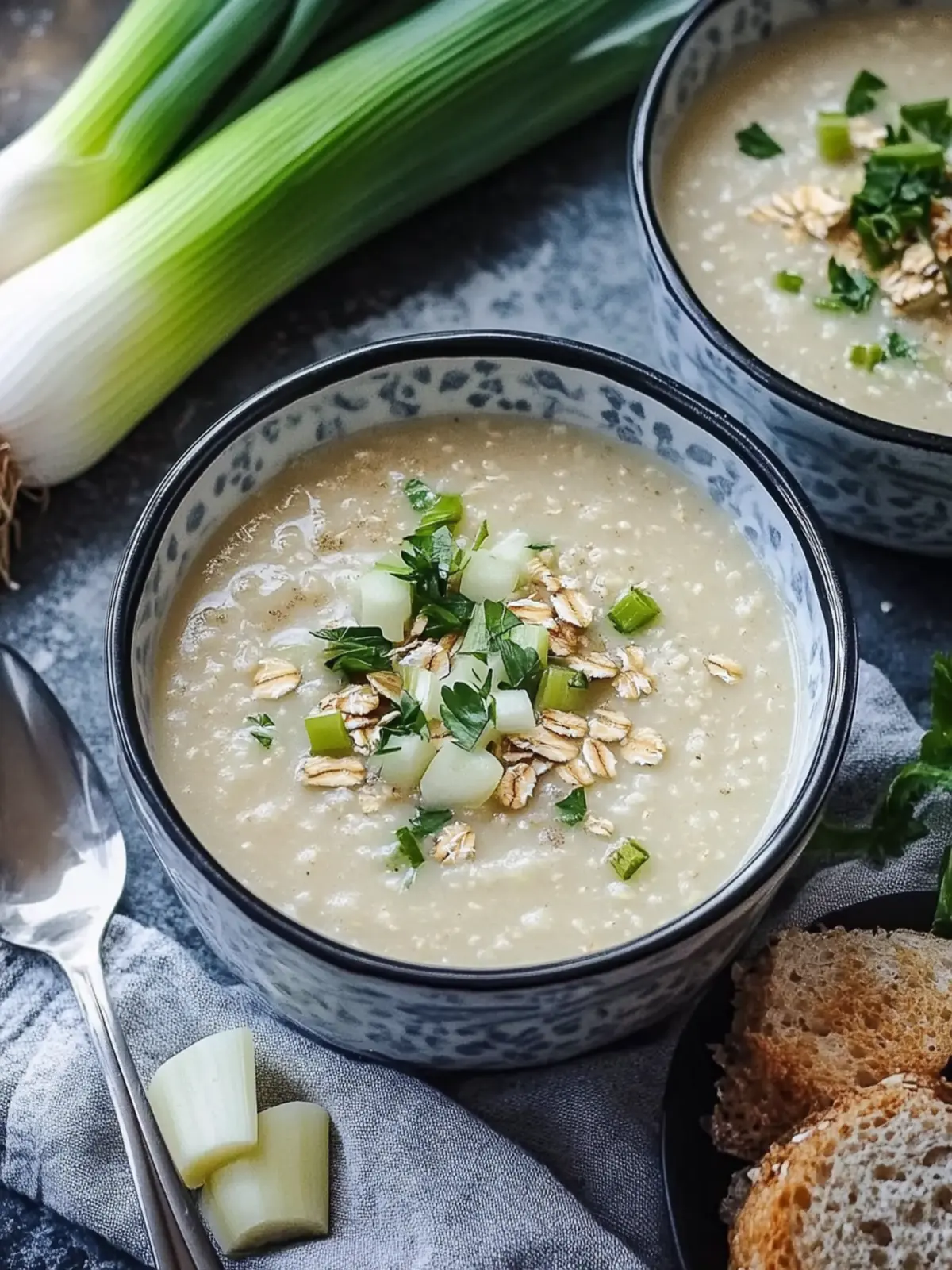Irish Oatmeal Leek Soup: Comforting Bowl of Irish Goodness 4 Irish Oatmeal Leek Soup
