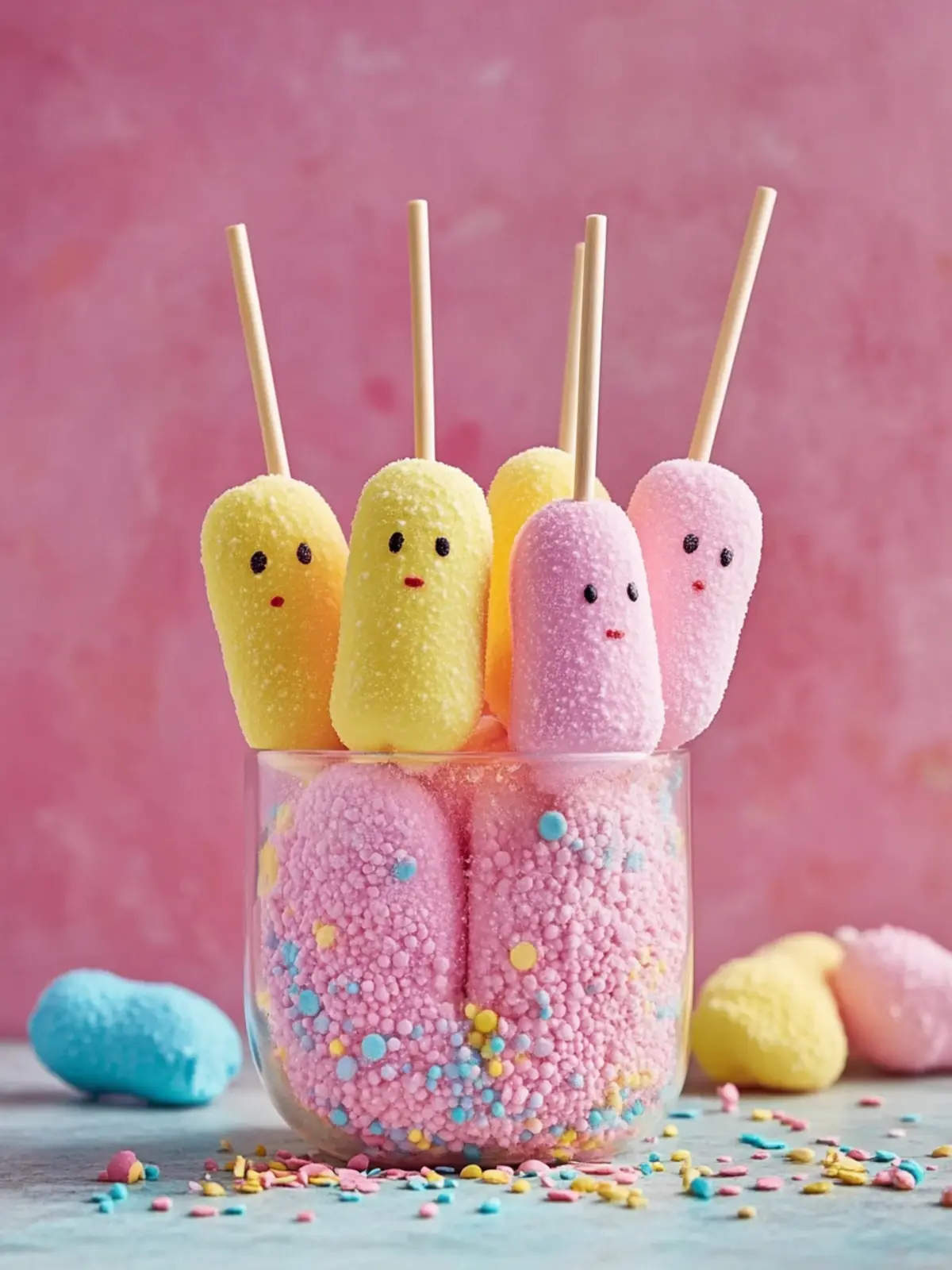 Marshmallow Peeps Pops: Easy, Fun Treats for Everyone! 4 Marshmallow Peeps Pops