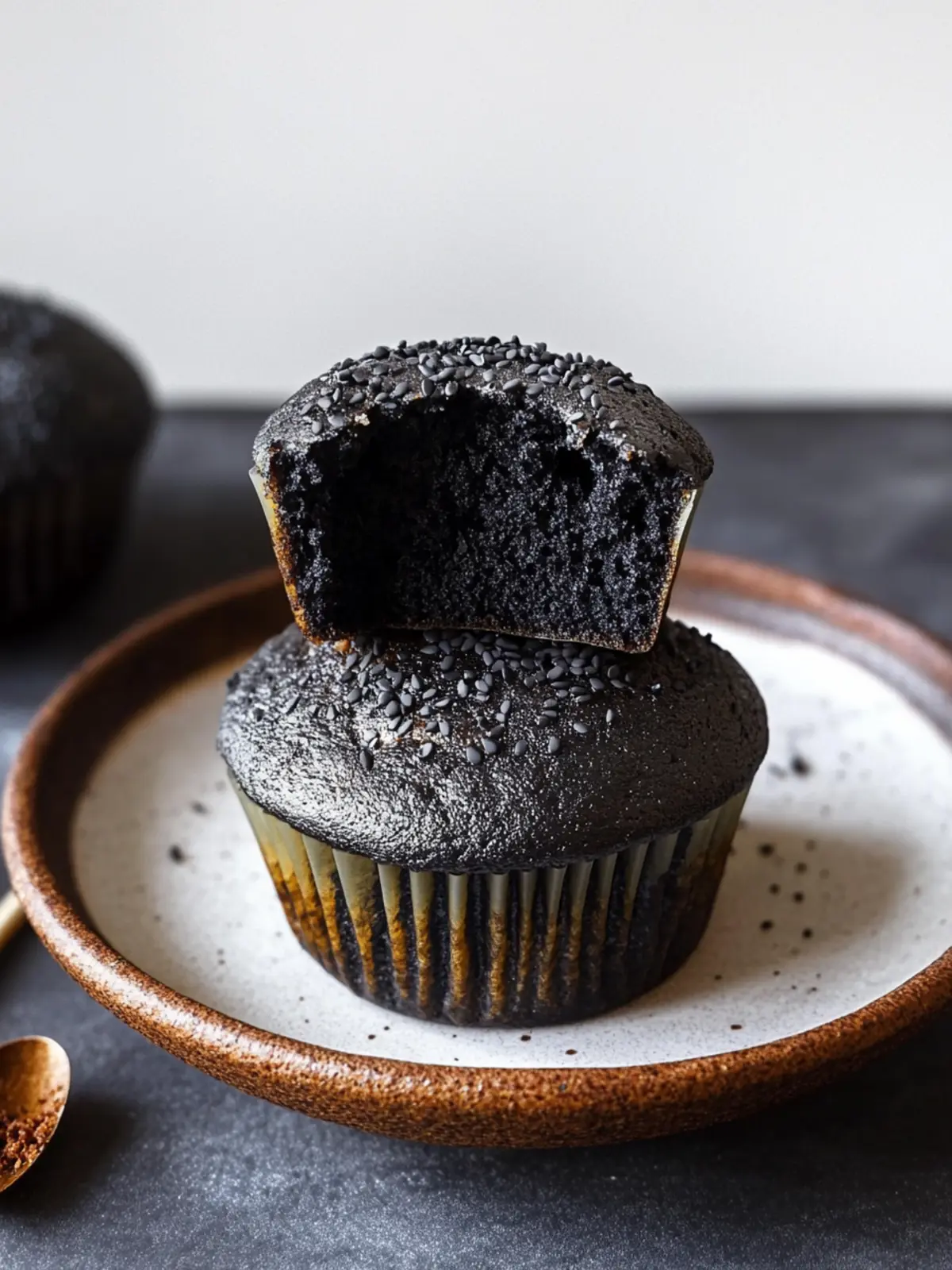 Irresistible Black Sesame Mochi Muffins You ll Love to Bake 4 Black Sesame Mochi Muffins