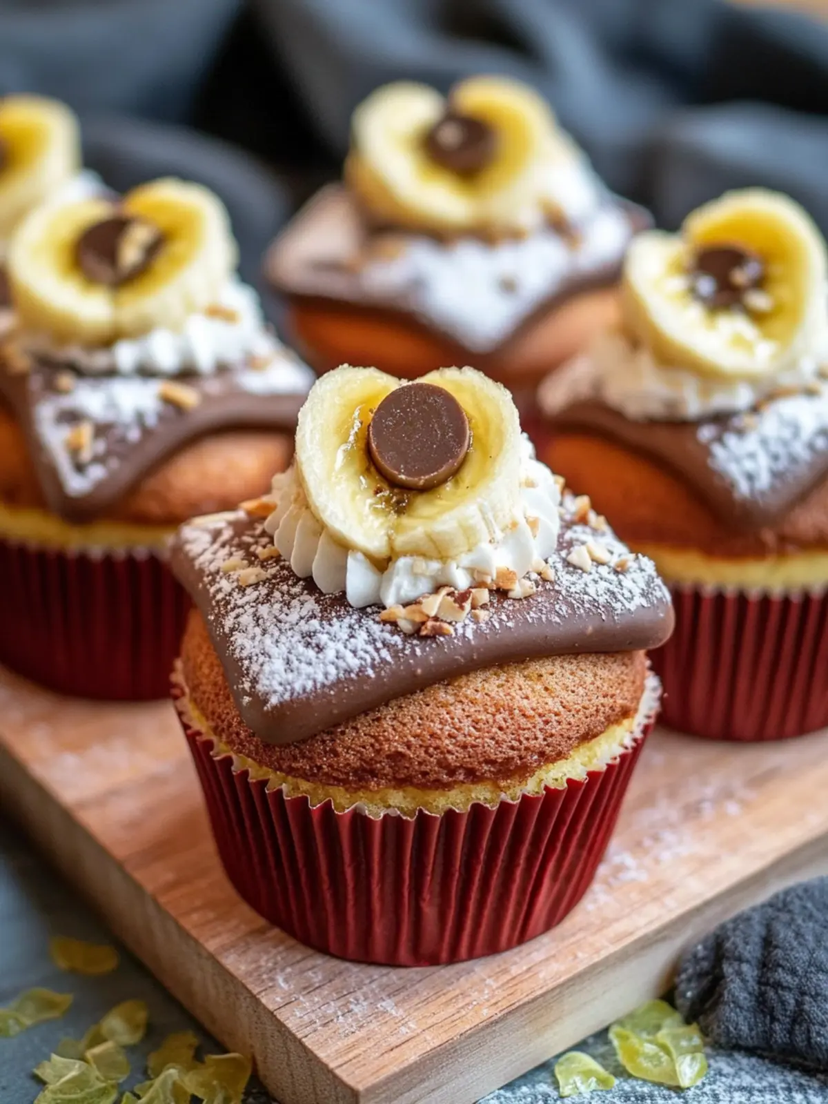 Chocolate Banana Hokkaido Chiffon Cupcakes You ll Adore 3 Chocolate Banana Hokkaido Chiffon Cupcakes