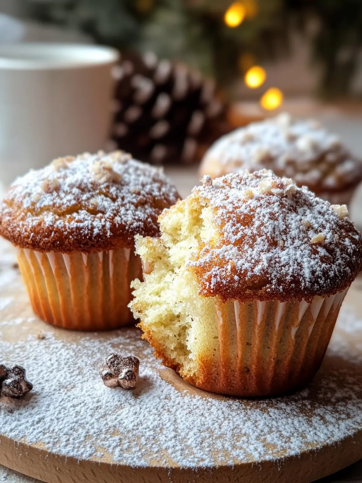 Festive Christmas Eggnog Muffins for a Cozy Holiday Treat 3 Christmas Eggnog Muffins