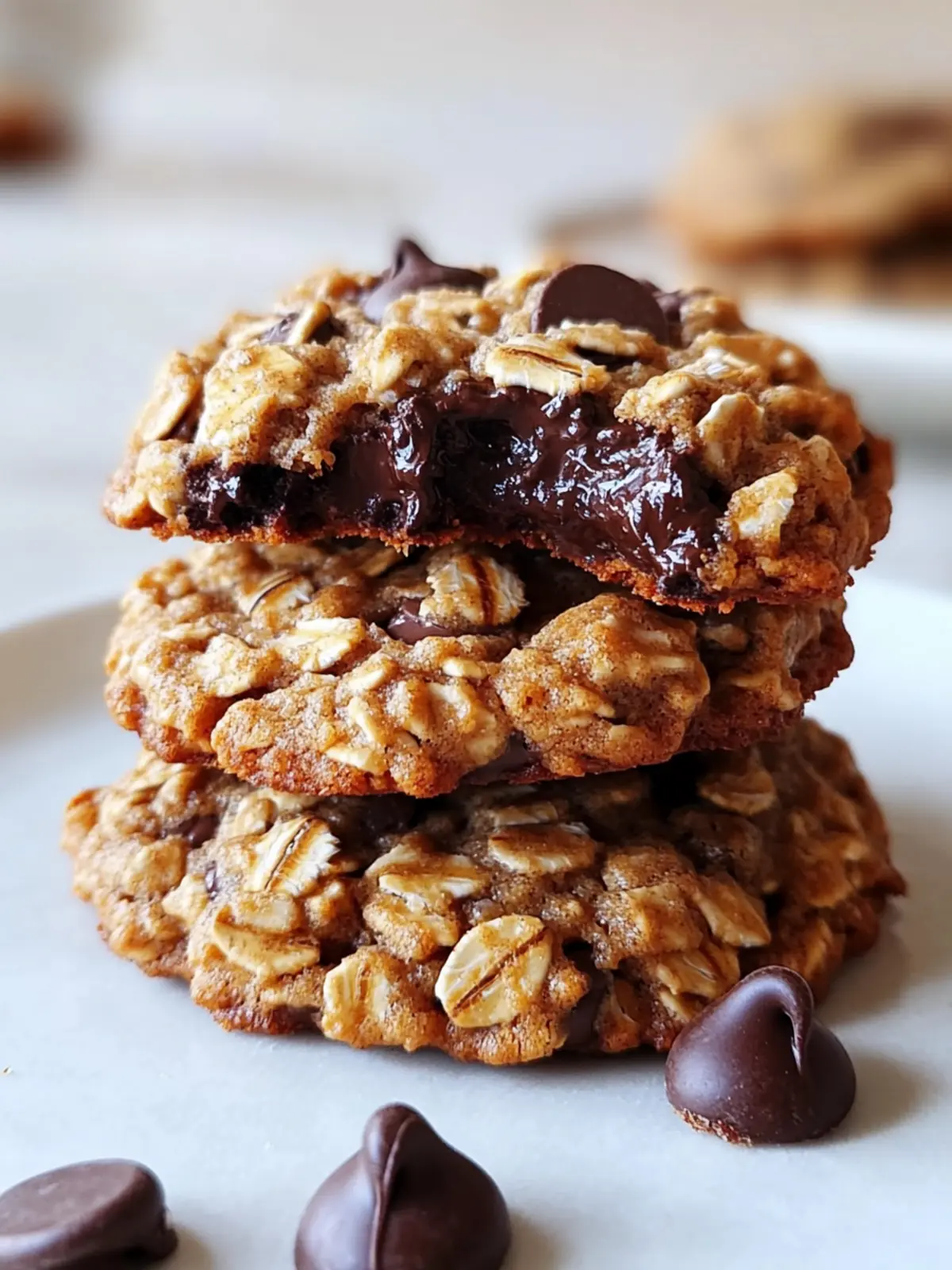 Irresistibly Soft Oatmeal Chocolate Chip Cookies to Bake Now 2 Oatmeal Chocolate Chip Cookies