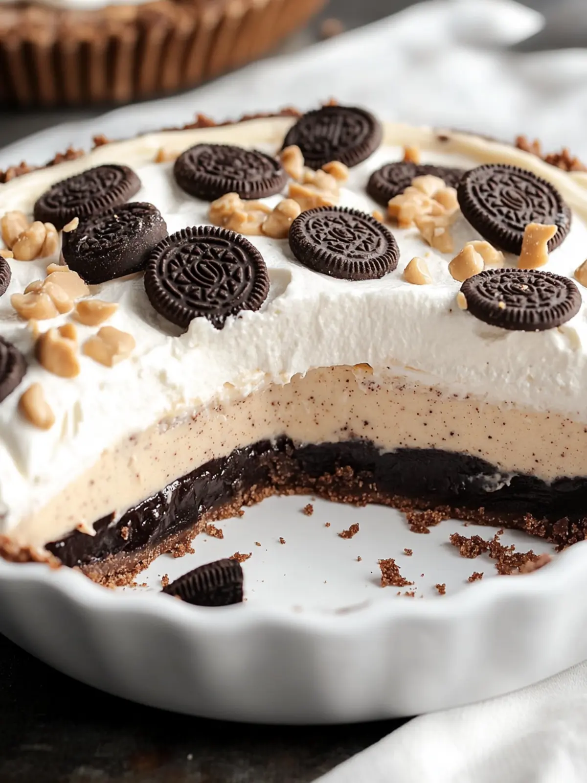 No-Bake Oreo Peanut Butter Pie That's a Dessert Dream Come True 3 No-Bake Oreo Peanut Butter Pie