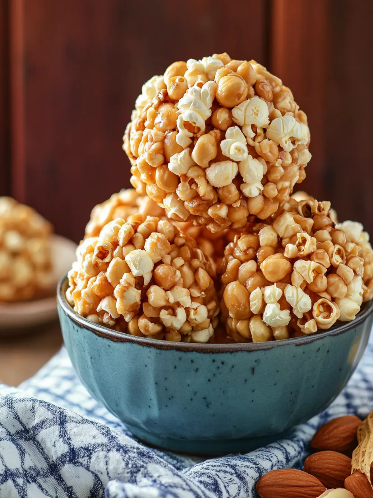Delicious Popcorn Balls with Peanuts: Your New Favorite Snack 2 Popcorn Balls with Peanuts