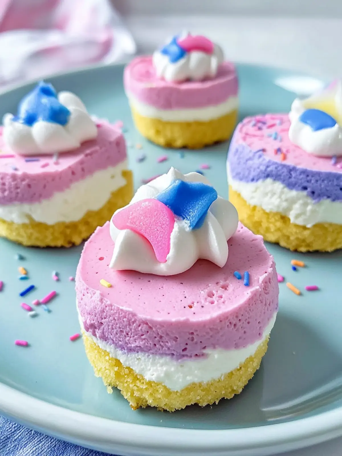 No-Bake Unicorn Cheesecake Bites That Wow Kids and Guests 3 No-Bake Unicorn Cheesecake Bites