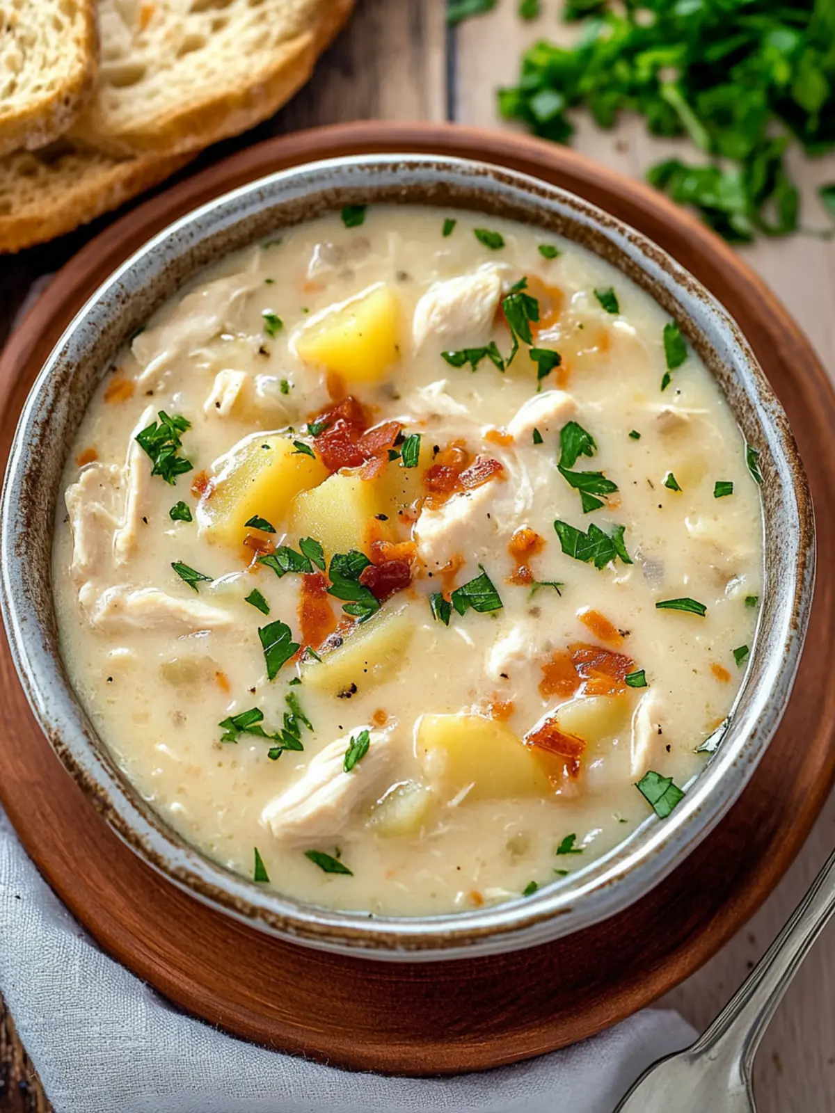 Creamy Chicken and Potato Soup: Cozy Comfort in a Bowl 4 Creamy Chicken and Potato Soup