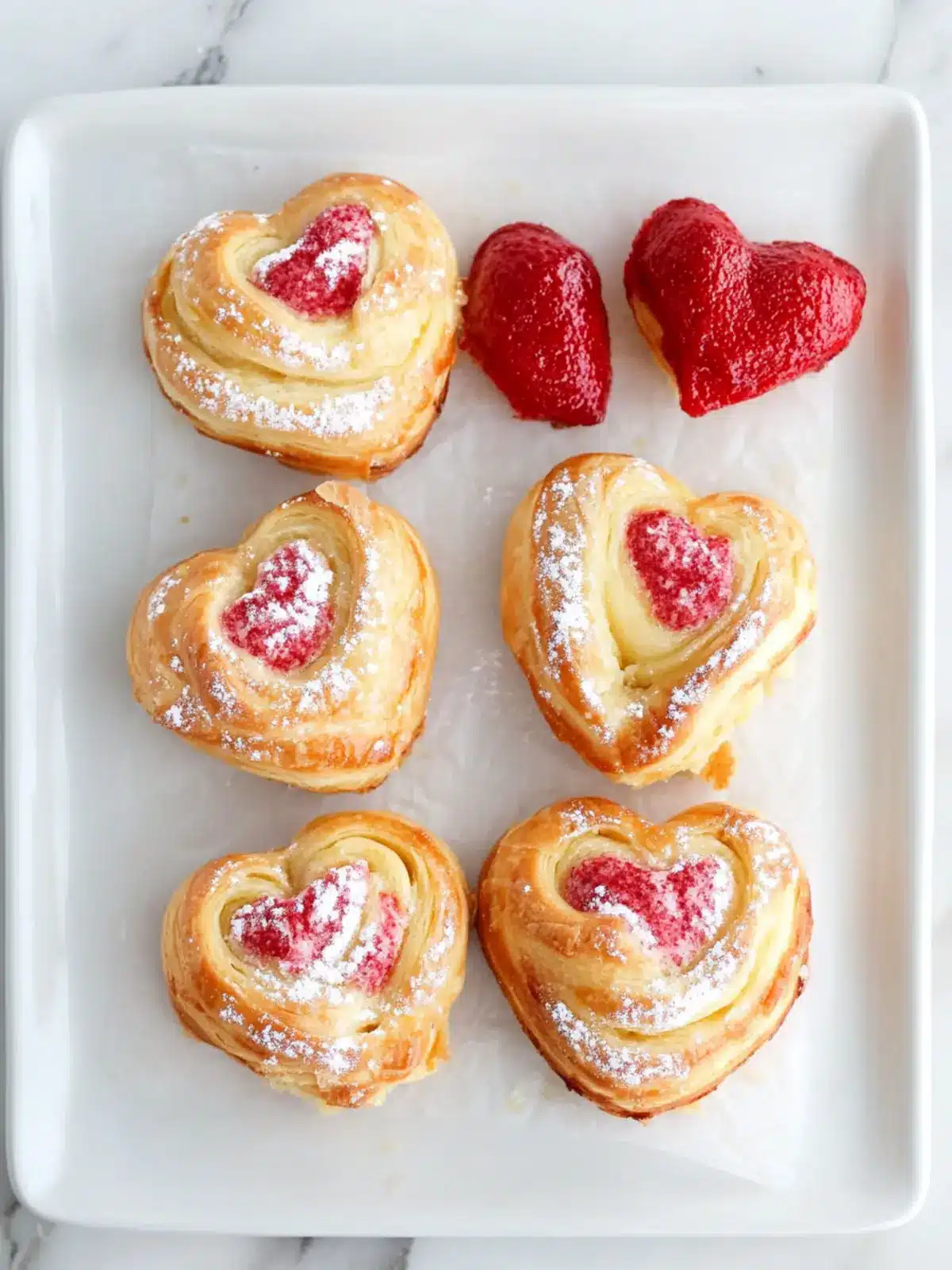Delicious Heart Shaped Danishes for a Sweet Valentine s Treat 2 Heart Shaped Danishes