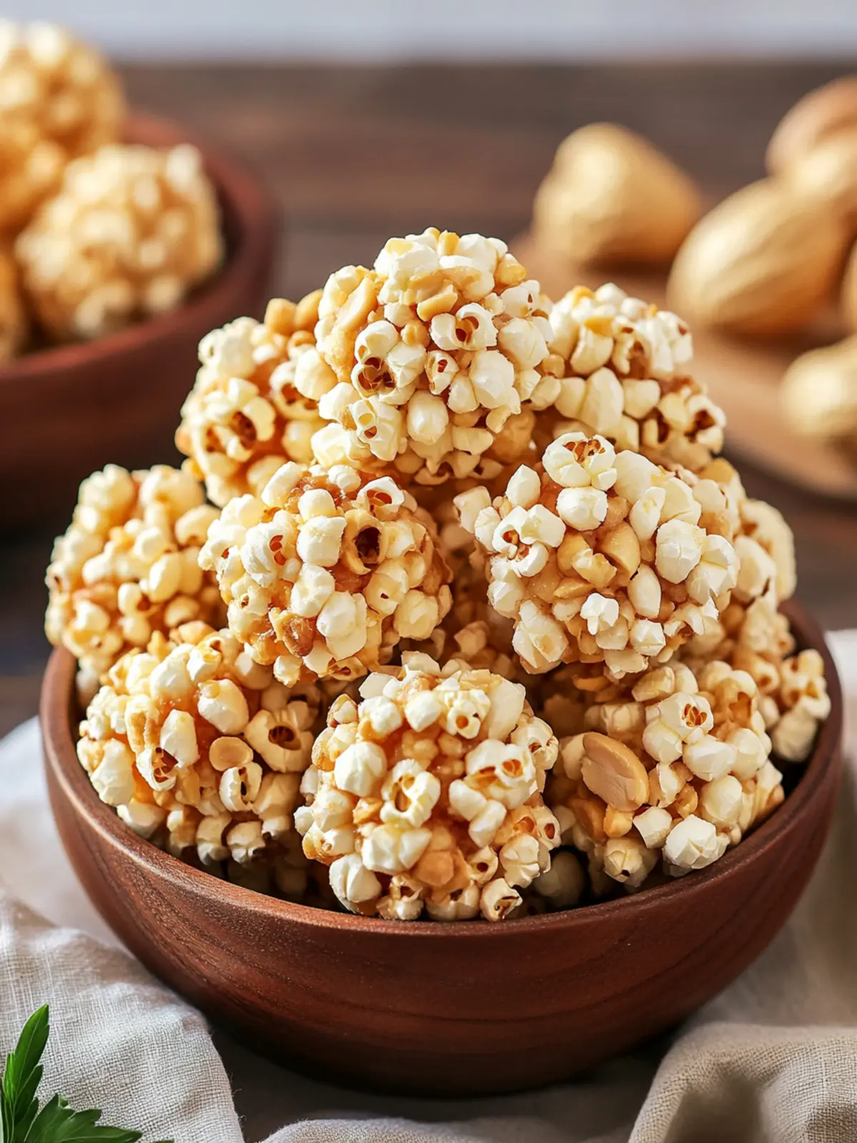 Delicious Popcorn Balls with Peanuts: Your New Favorite Snack 4 Popcorn Balls with Peanuts