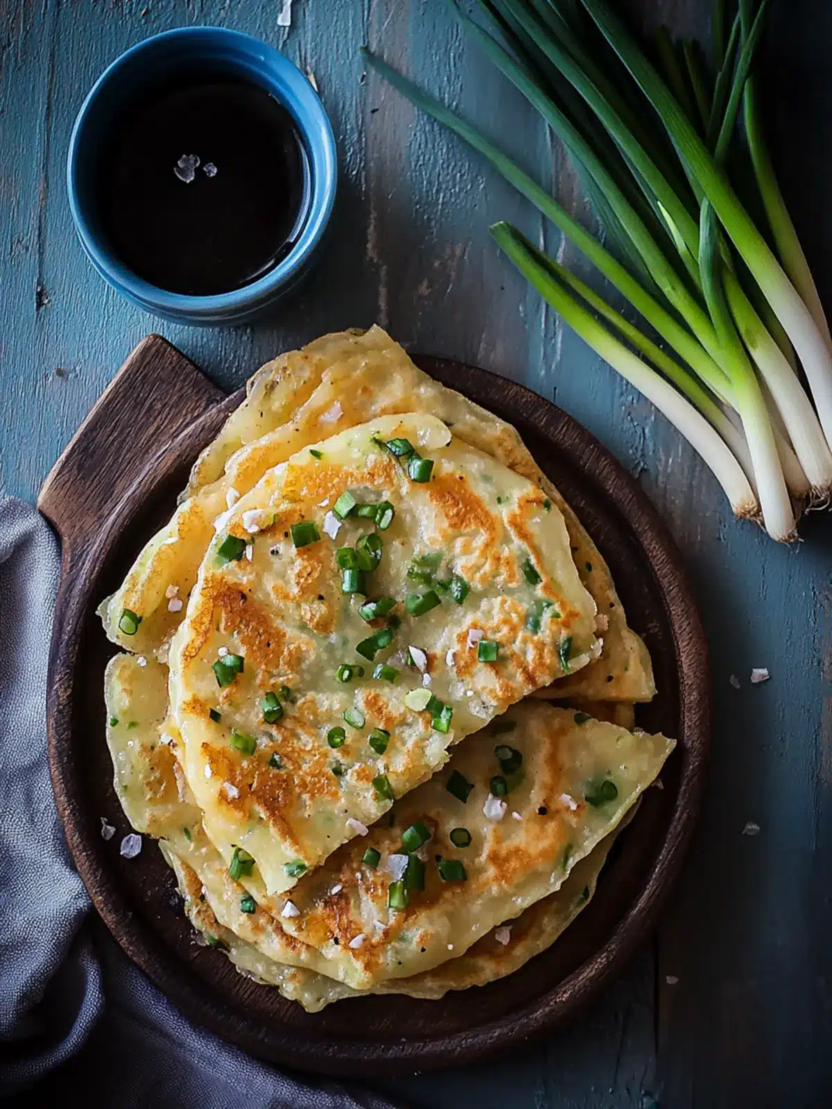 Easy Spring Onion Pancake Recipe with Puff Pastry Delight 3 Spring Onion Pancake Recipe