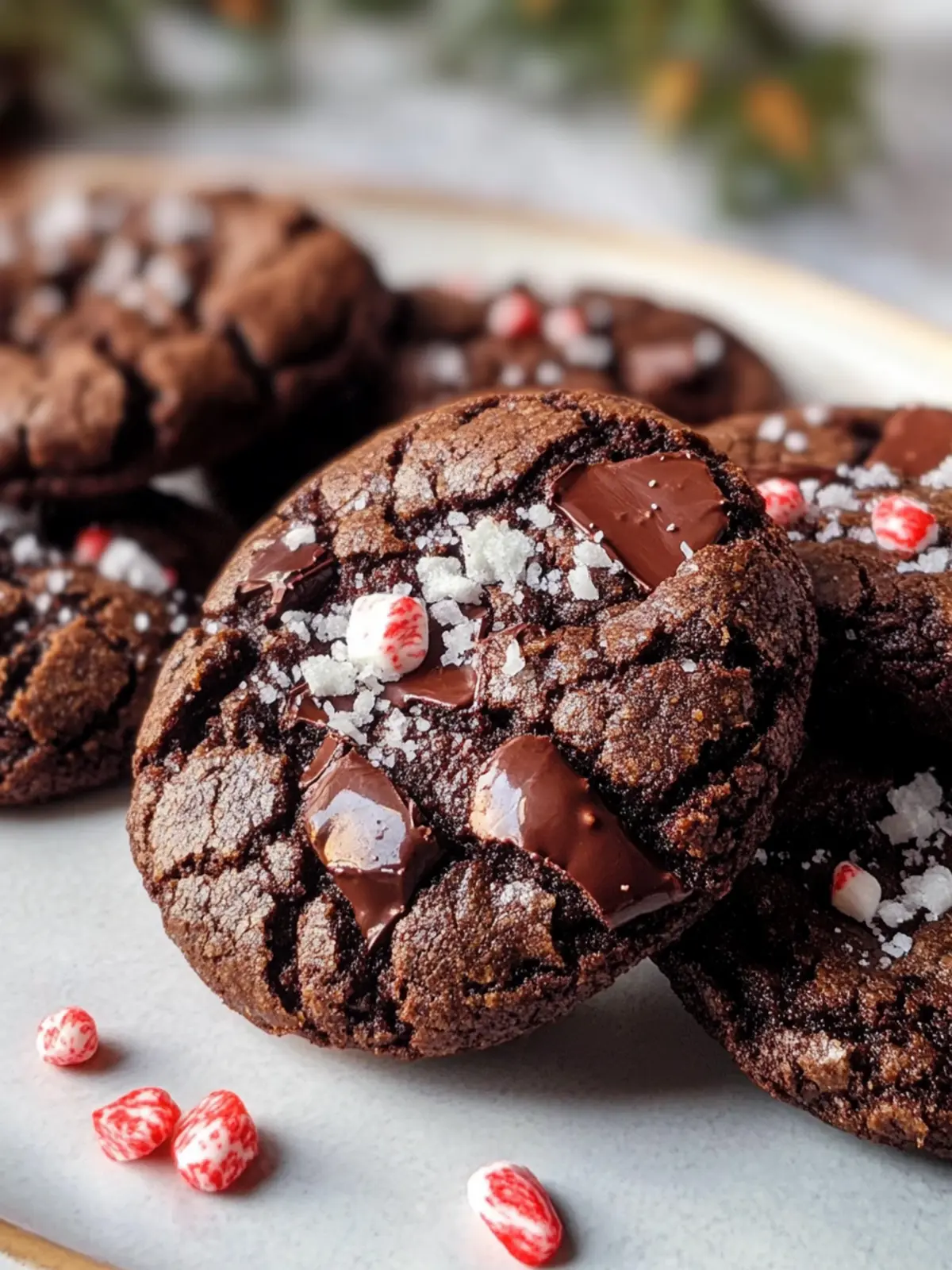 Vegan Chocolate Peppermint Cookies for Festive Joy 2 Vegan Chocolate Peppermint Cookies