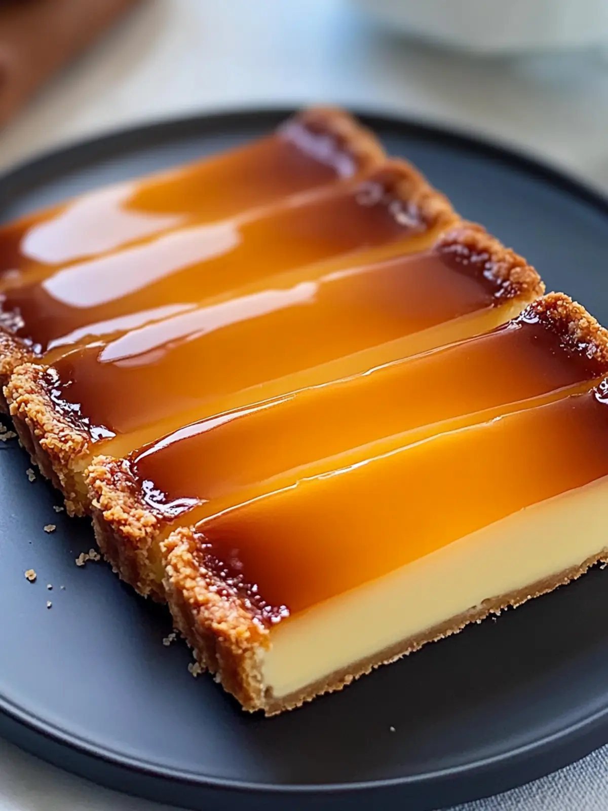 Irresistibly Creamy Vanilla Caramel Custard Tart You ll Love 4 reamy Vanilla Caramel Custard Tart