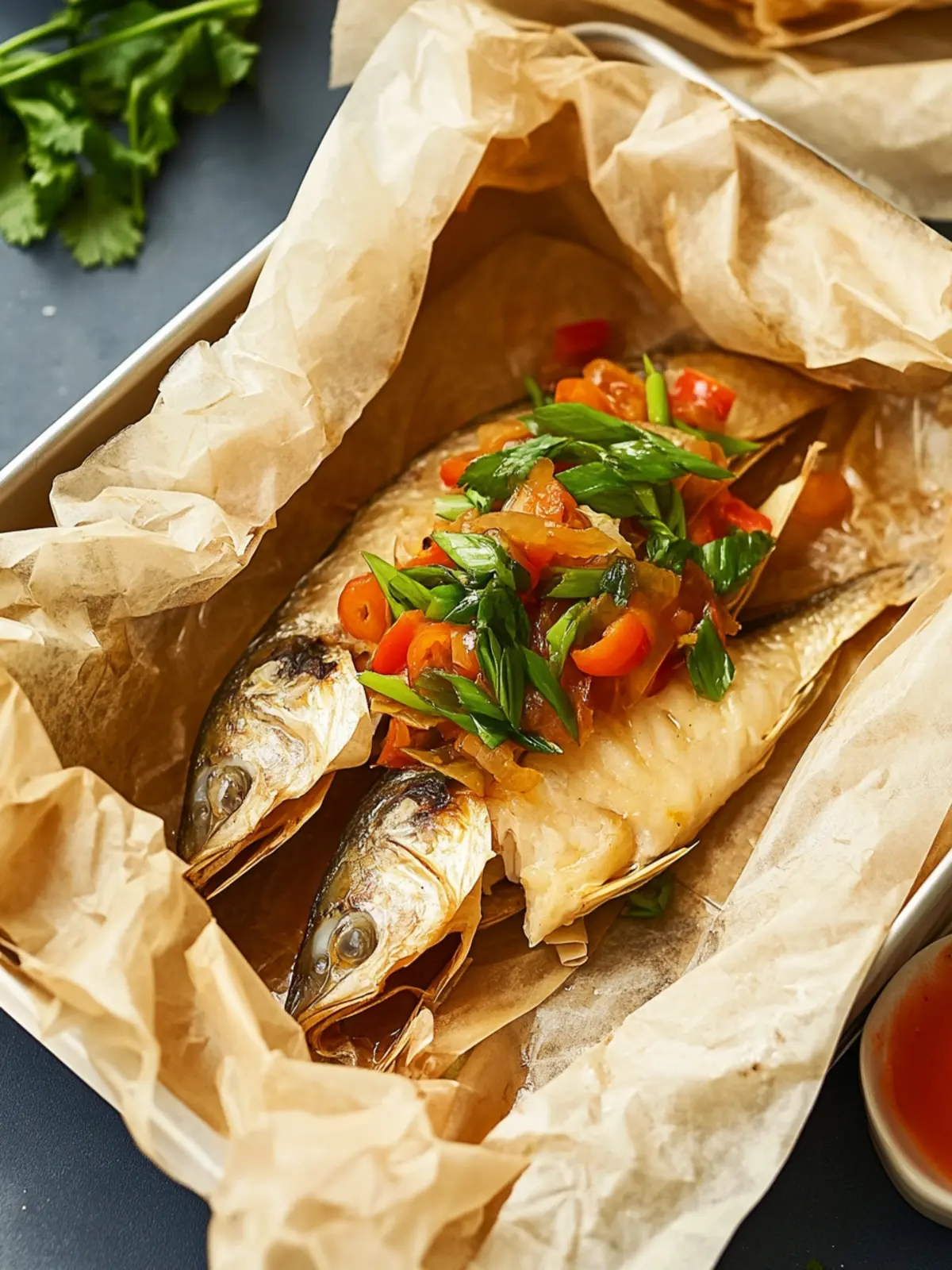 Flavor-Packed Chinese Fish Recipe with Parchment Paper Delight 4 Chinese Fish Recipe with Parchment Paper (en Papillote)