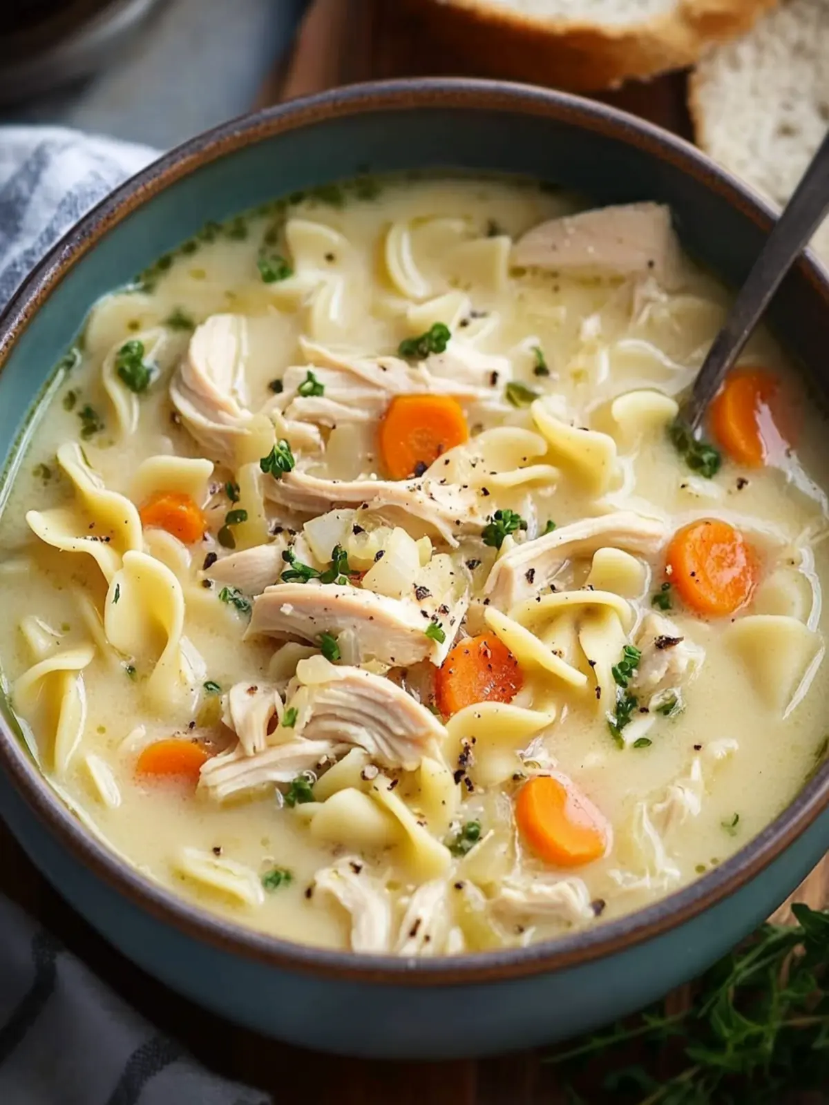 Creamy Chicken Noodle Soup That Warms Your Heart and Home 2 Creamy Chicken Noodle Soup