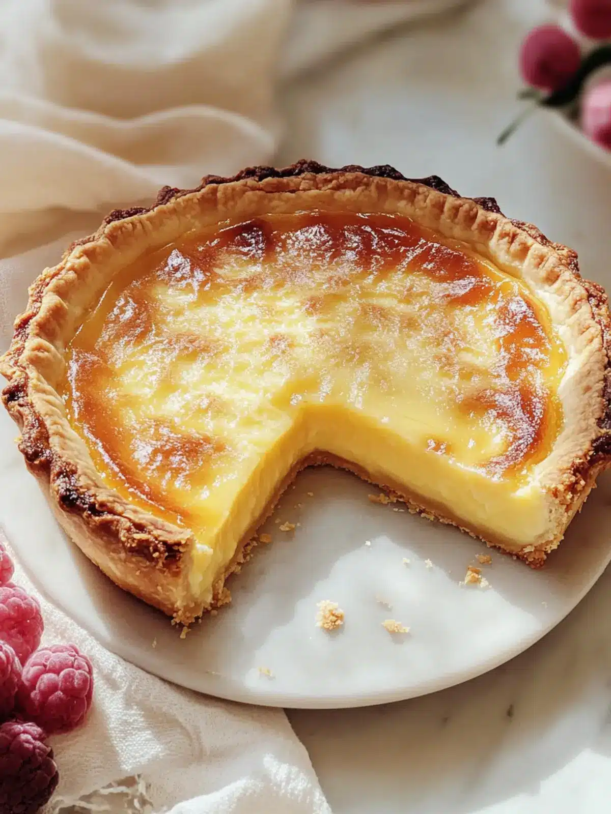 Irresistible French Custard Pie with Apples for Sweet Moments 2 French Custard Pie
