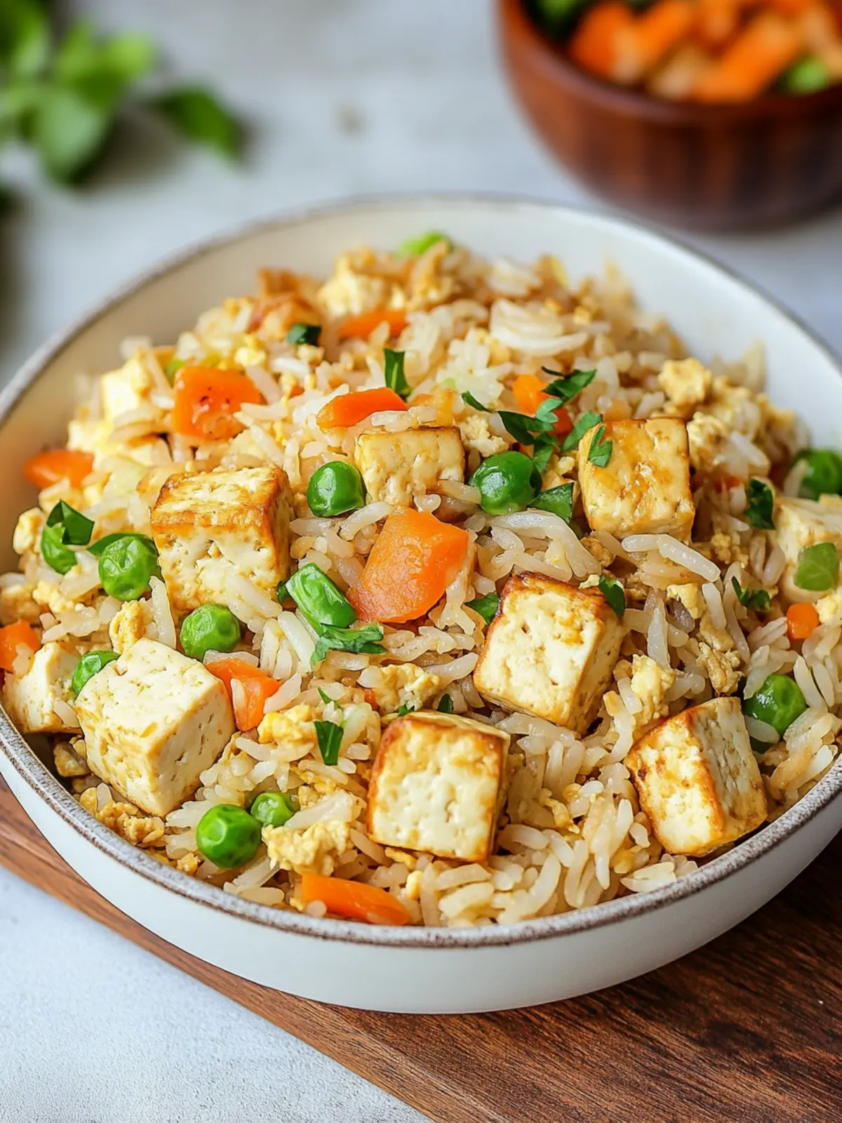 Easy & Healthy Tofu Egg Fried Rice Recipe for Busy Nights 3 Easy & Healthy Tofu Egg Fried Rice Recipe
