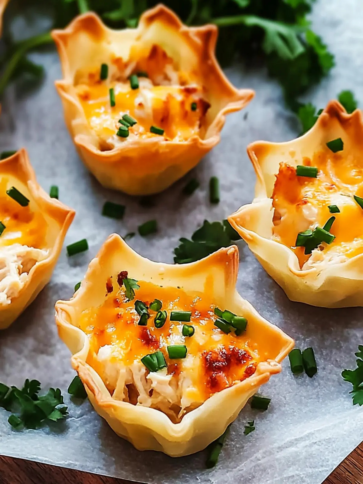 Irresistible Cheesy Ranch Chicken Wonton Cups in 25 Minutes 2 Cheesy Ranch Chicken Wonton Cups