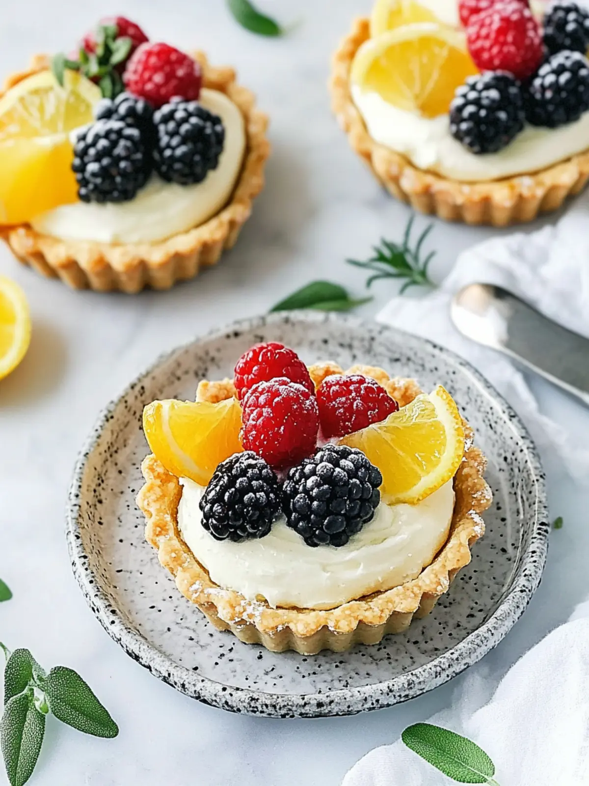 Citrus Berry Cream Cheese Tartlet: A Slice of Summer Bliss 3 Citrus Berry Cream Cheese Tartlet