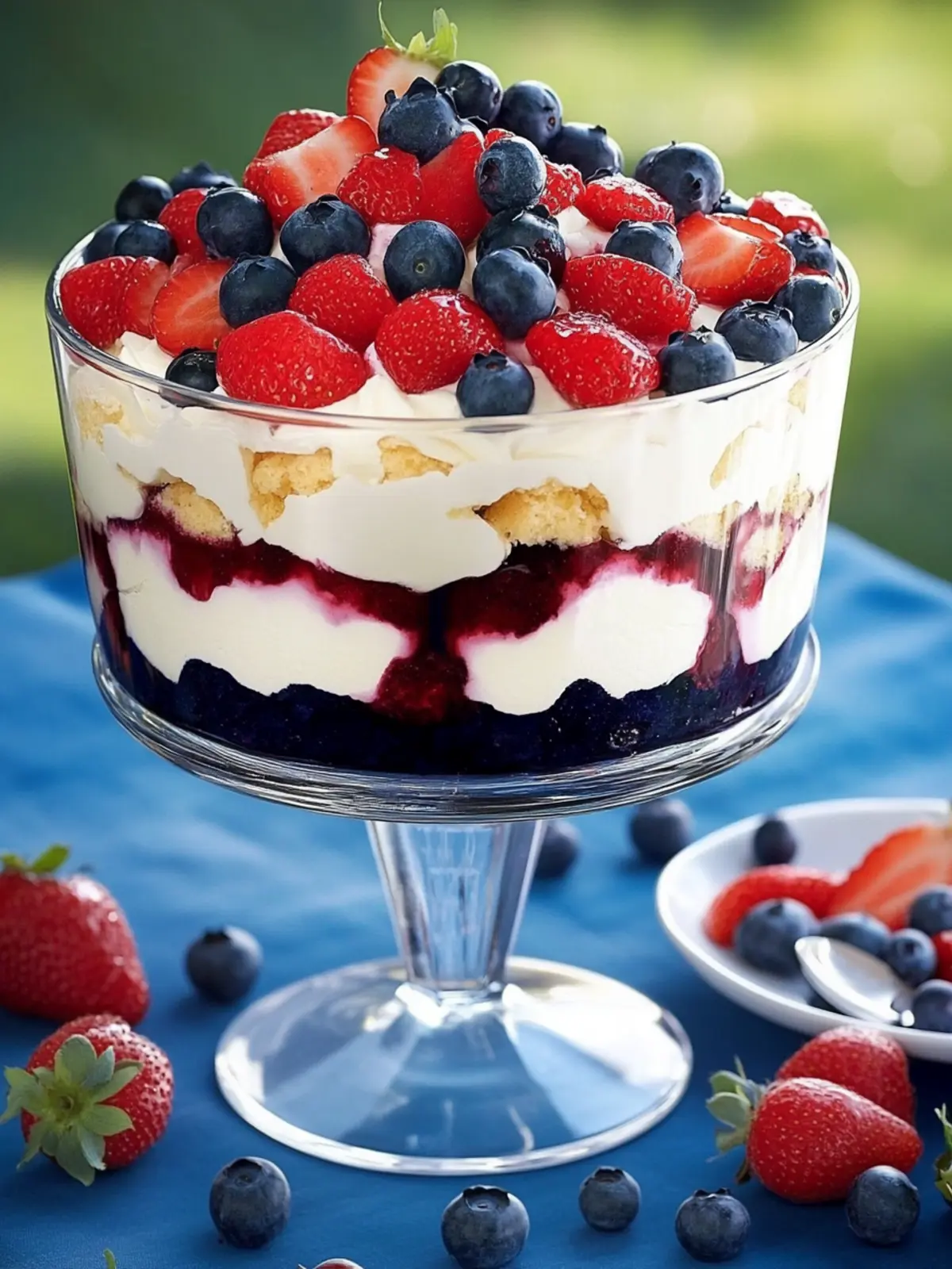 Refreshing Red, White and Blueberry Trifle for Summer Fun 3 Red, White and Blueberry Trifle