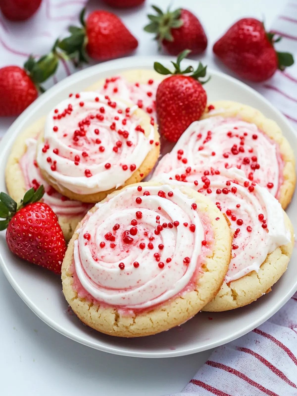 Delicious Strawberry Pop Tart Cookies for a Nostalgic Treat 4 Strawberry Pop Tart Cookies