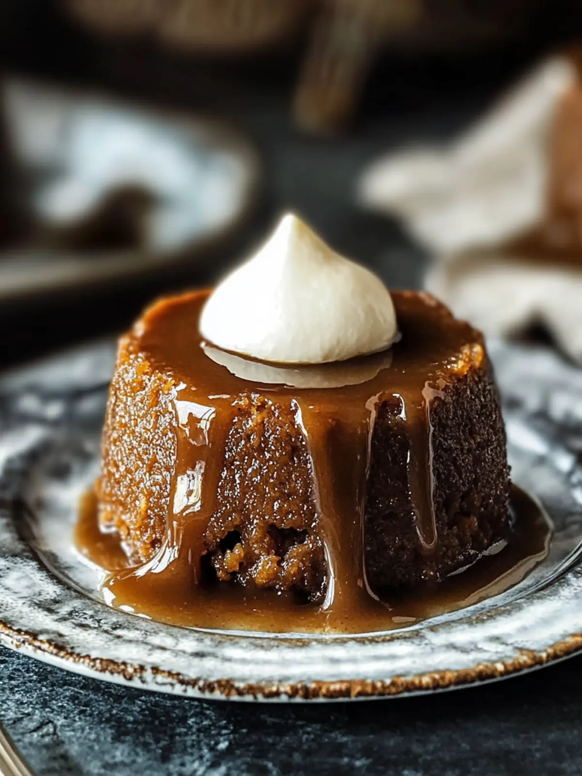 Heavenly Sticky Toffee Pudding with Velvety Toffee Sauce 4 Sticky Toffee Pudding
