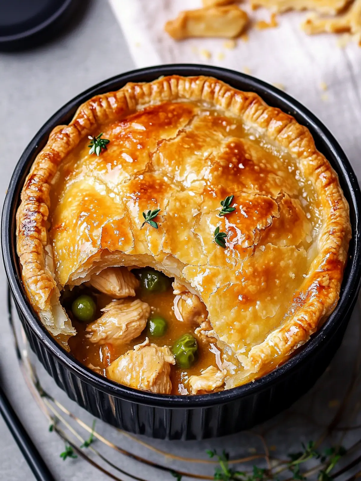Delicious Easy AirFryer Chicken Pot Pie with a Fun Twist 4 Easy AirFryer Chicken Pot Pie