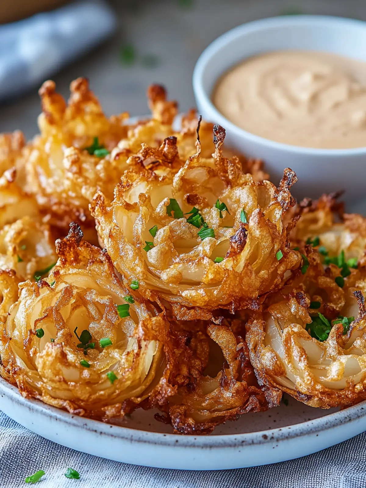 Air Fryer Crispy Mini Blooming Onions for Guilt-Free Snacking 2 Air Fryer Crispy Mini Blooming Onions