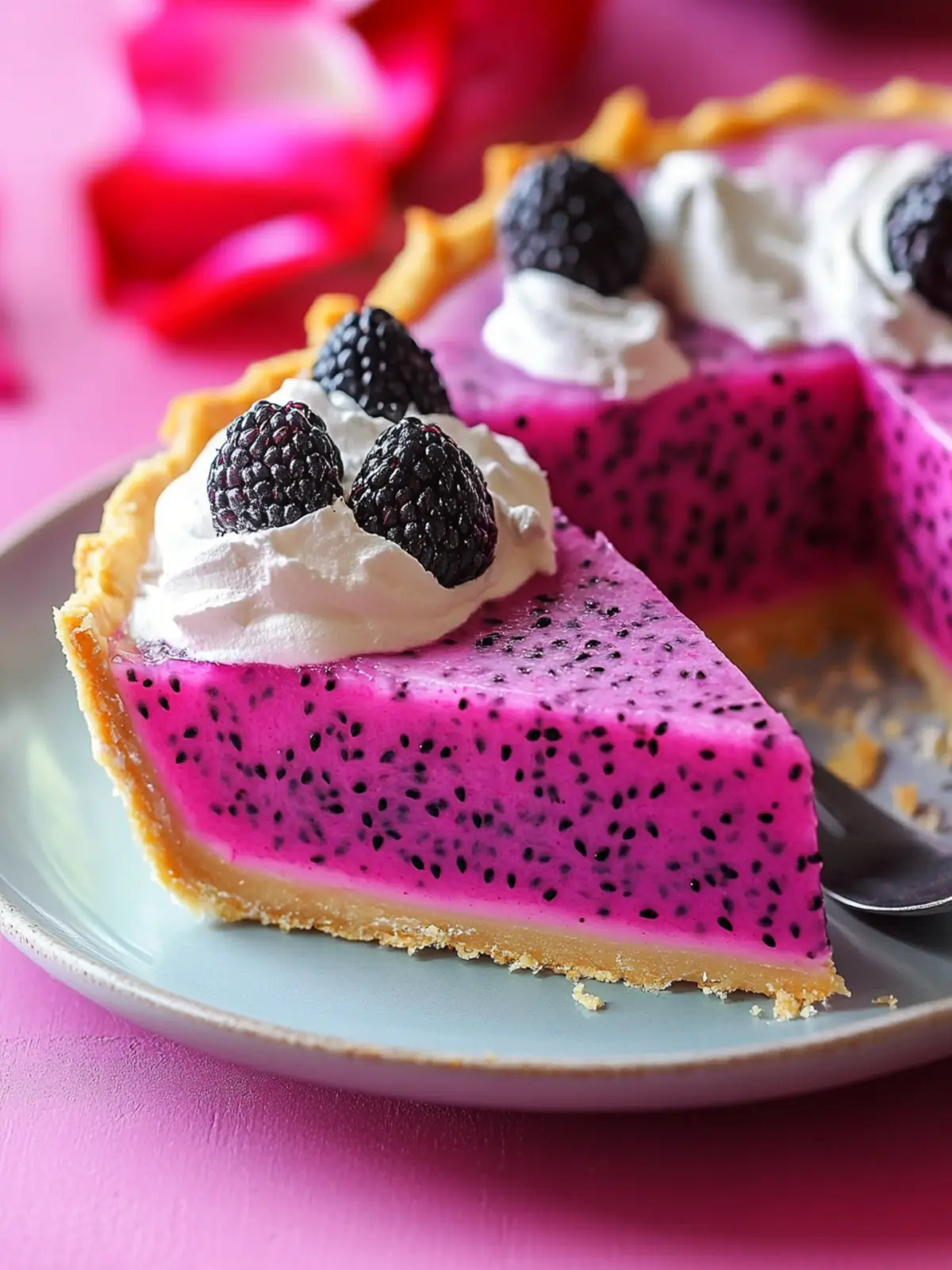 Delicious Dragon Fruit Cream Pie for a Refreshing Summer Treat 2 Dragon Fruit Cream Pie