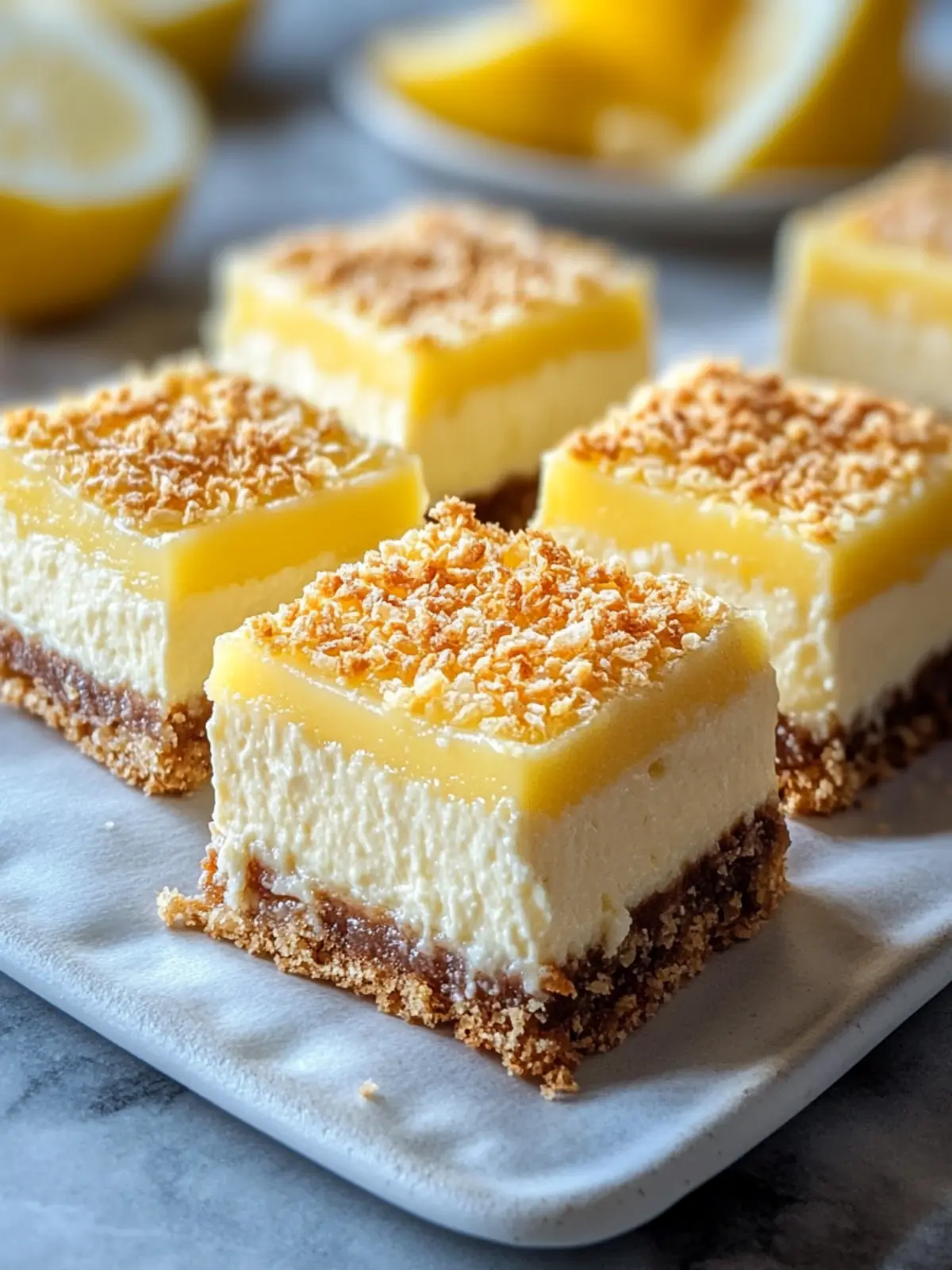 Creamy Lemon Cheesecake Squares for Your Next Gathering 3 Lemon Cheesecake Squares
