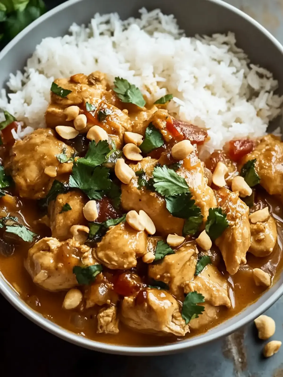 Creamy Slow Cooker Peanut Chicken for Effortless Family Dinners 4 Slow Cooker Peanut Chicken