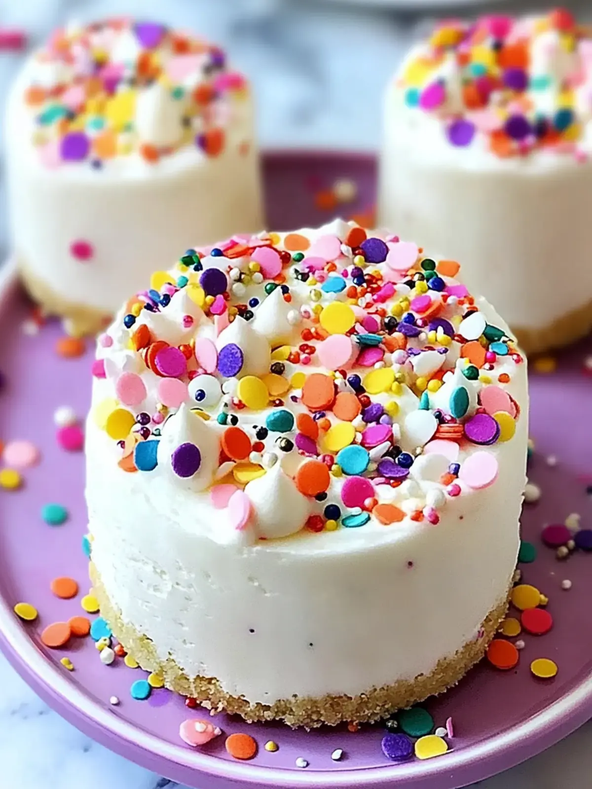Mini Confetti Cakes That Bring Joy to Every Celebration 4 Mini Confetti Cakes